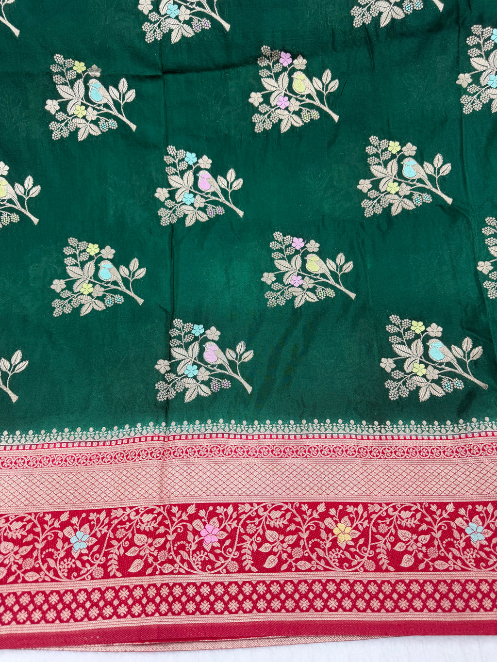 Saree with stiched blouse