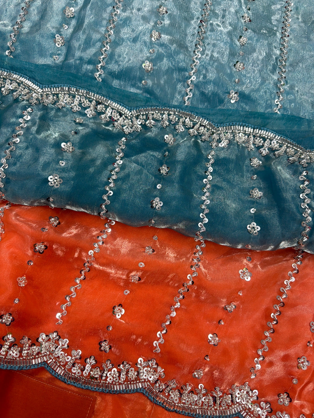 Premium quality party wear sarees with stitched blouse ✨