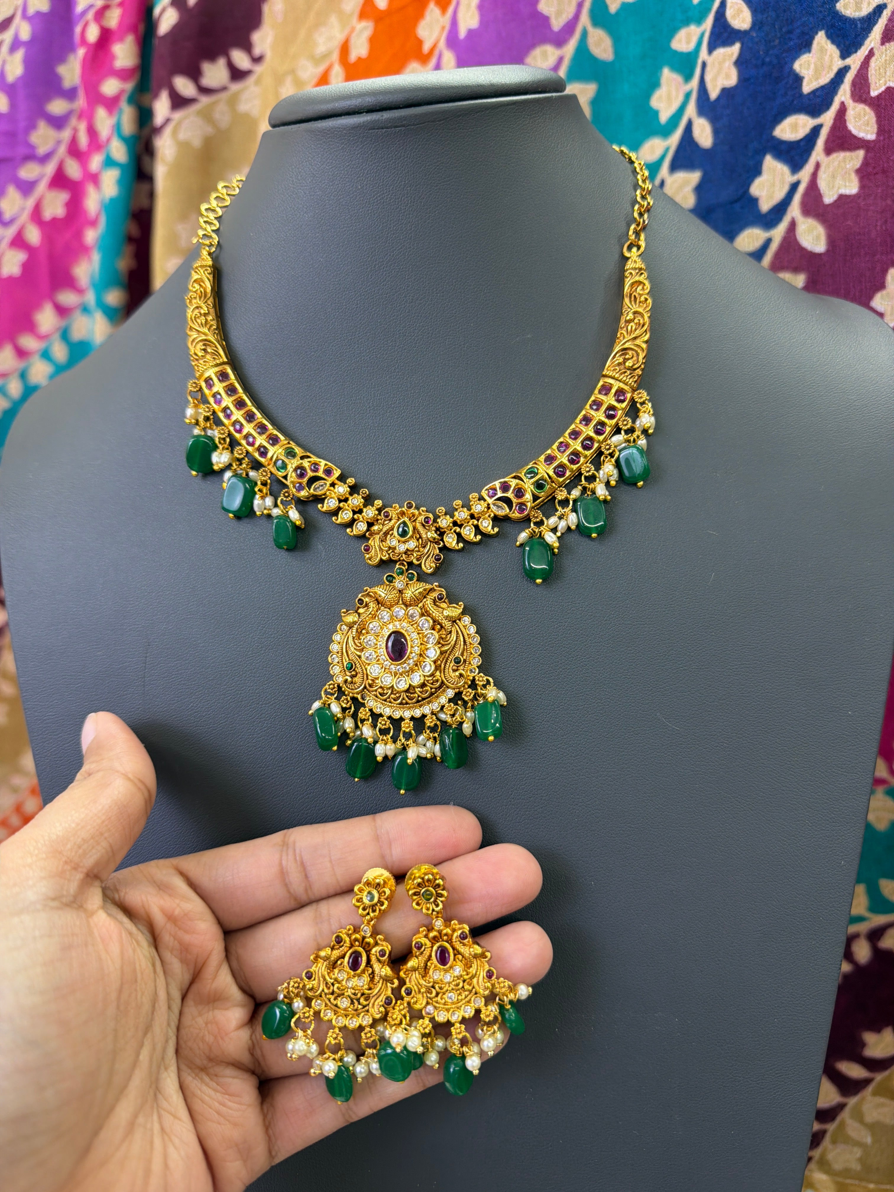 Necklace + Earrings
