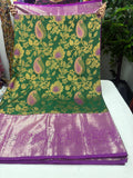 Semi pattu sarees with maggam blouse ✨