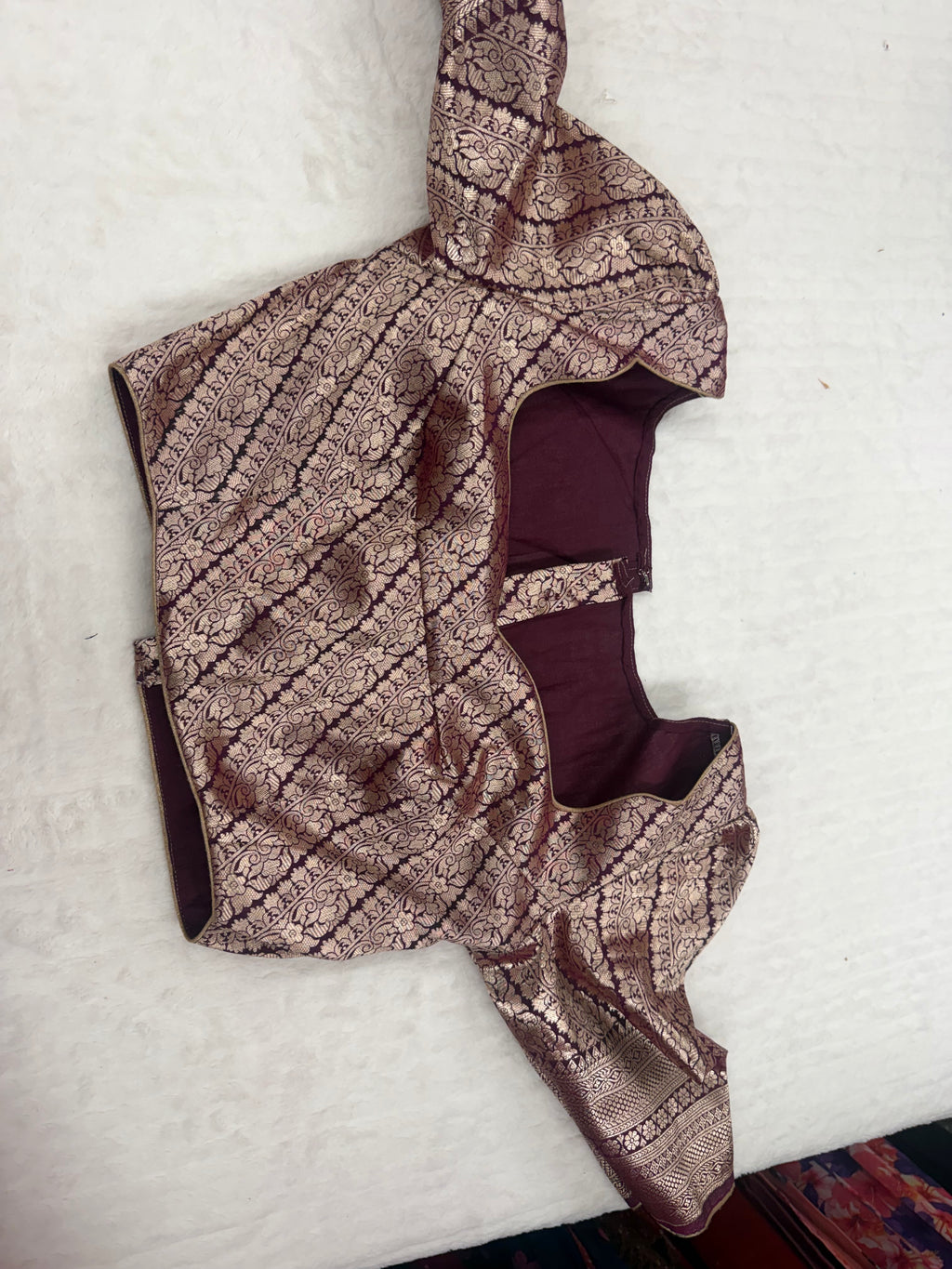 Premium brocade stitched blouse 💫