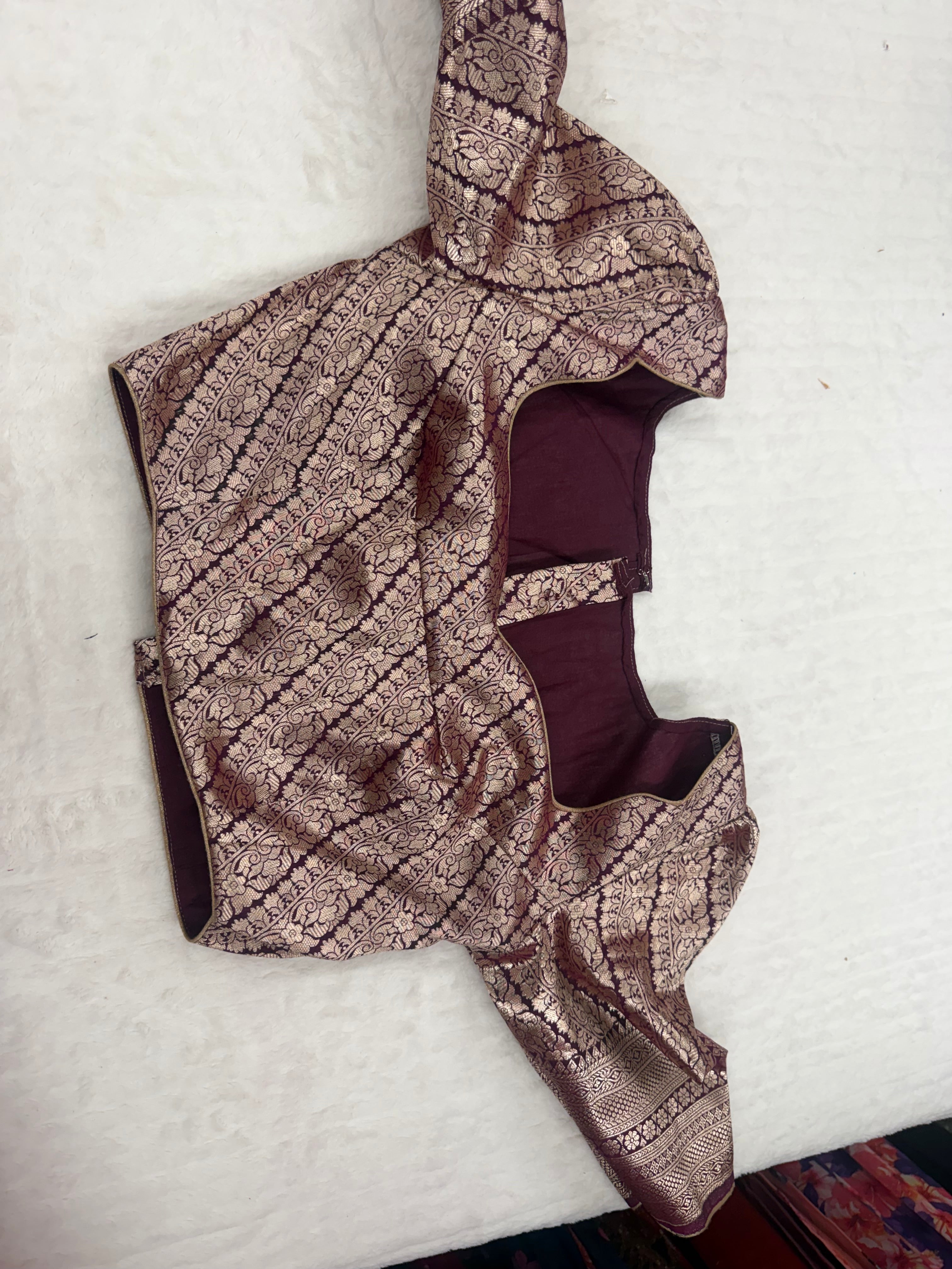 Premium brocade stitched blouse 💫