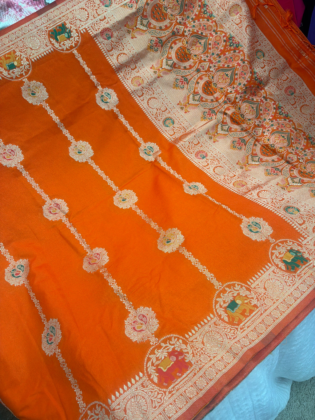 Premium Tussar saree with stitched blouse