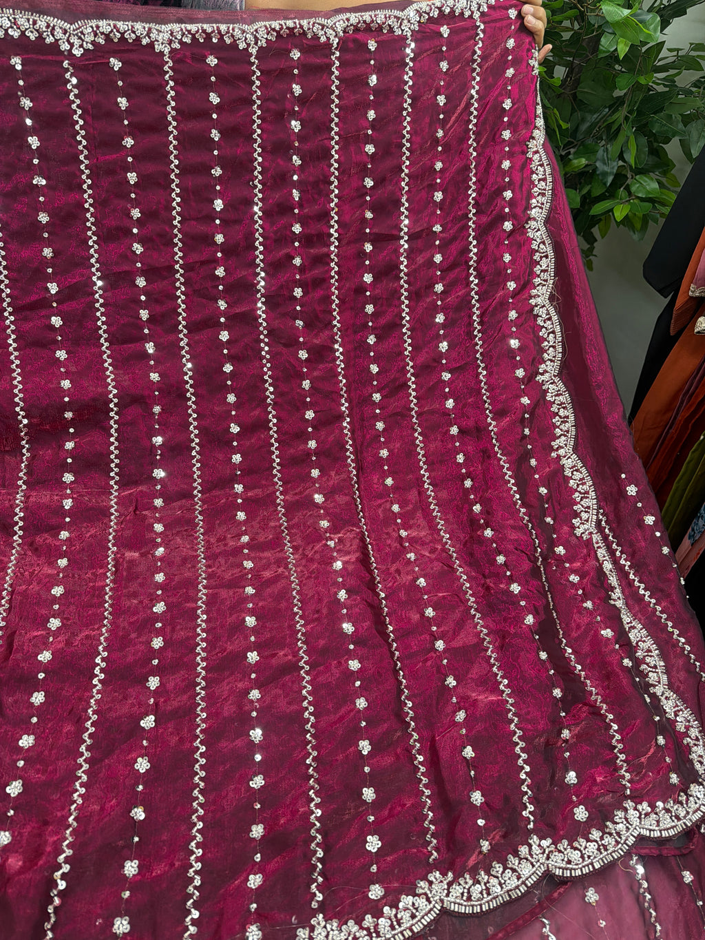 Premium quality party wear sarees with stitched blouse ✨