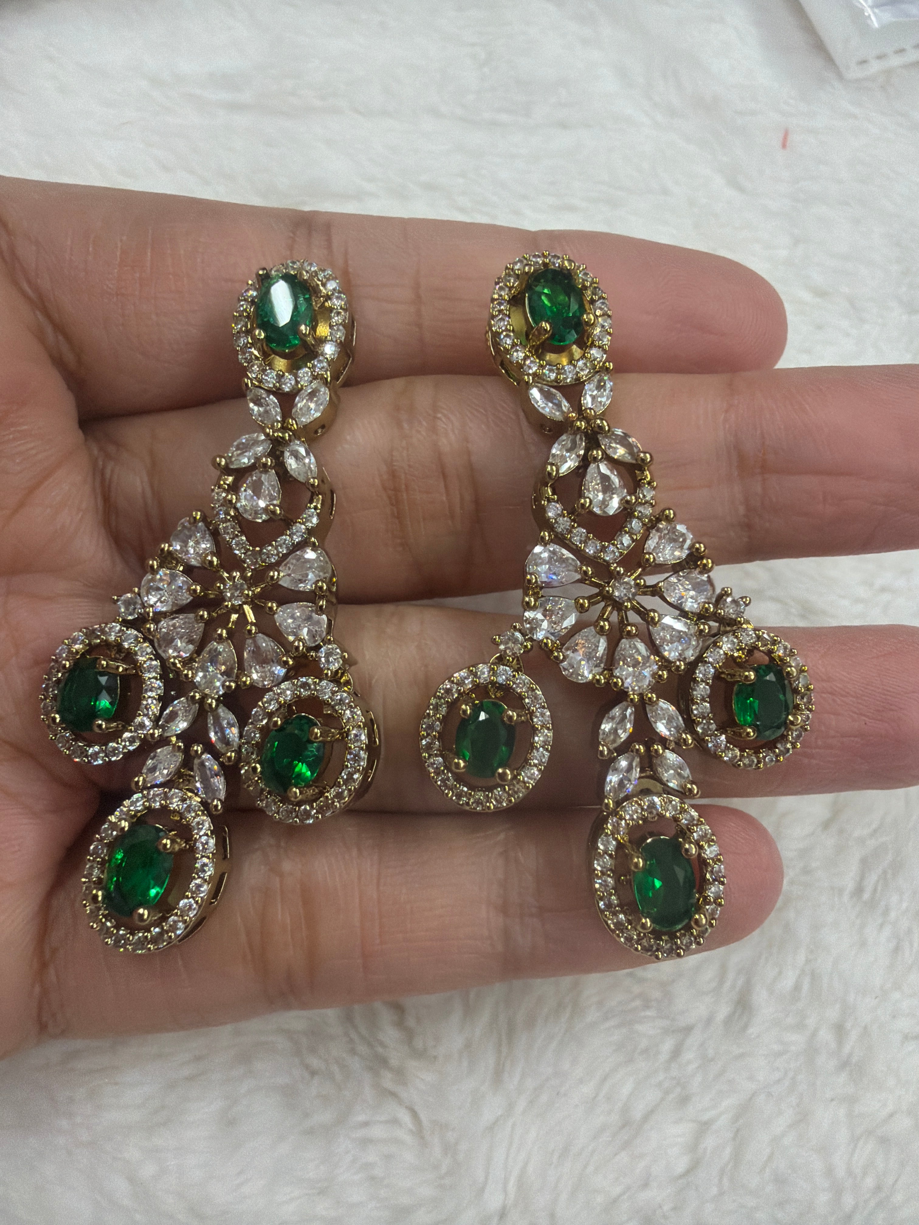 Heavy Designer Necklace Set with Earrings