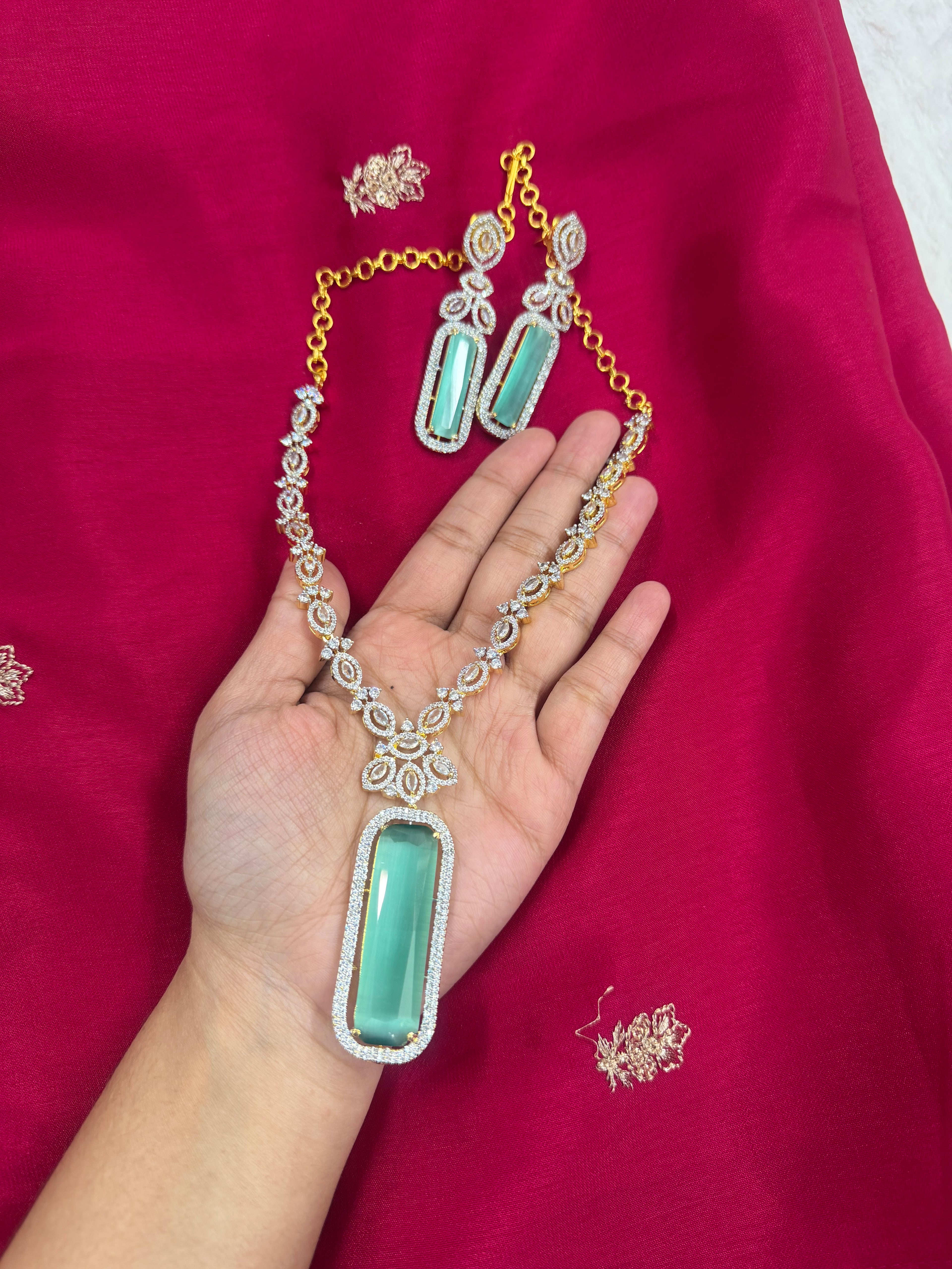 Luxury statement jewelry collection 💫
    Premium necklaces paired with stunning earrings