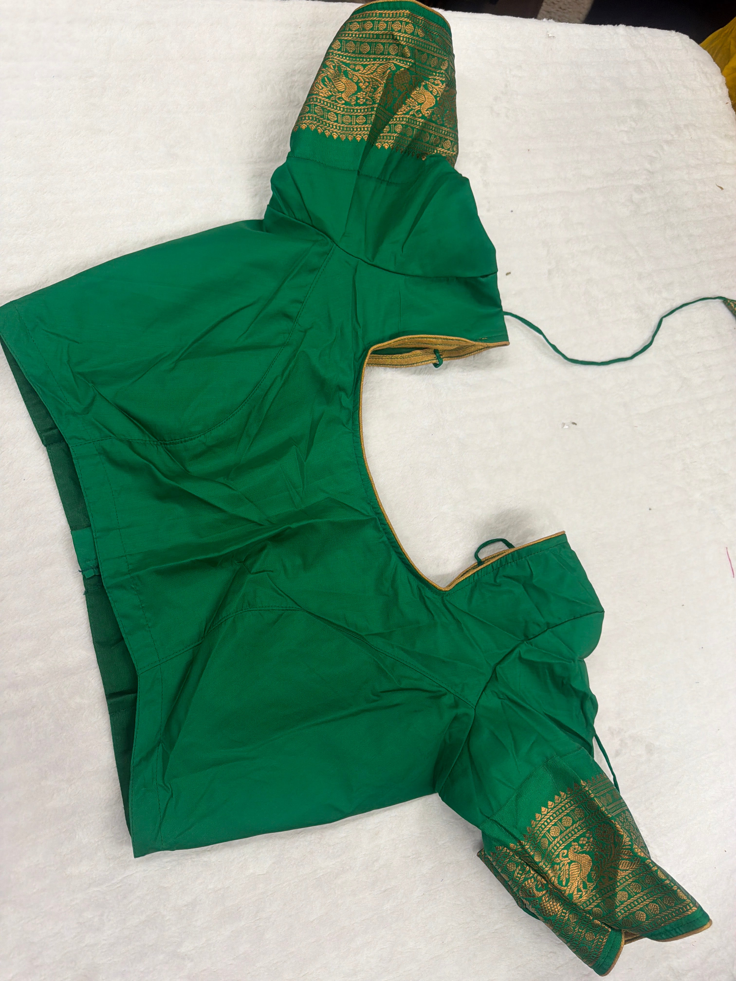 Semi gadwal saree with stiched blouse