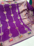 Premium Tussar saree with stitched blouse