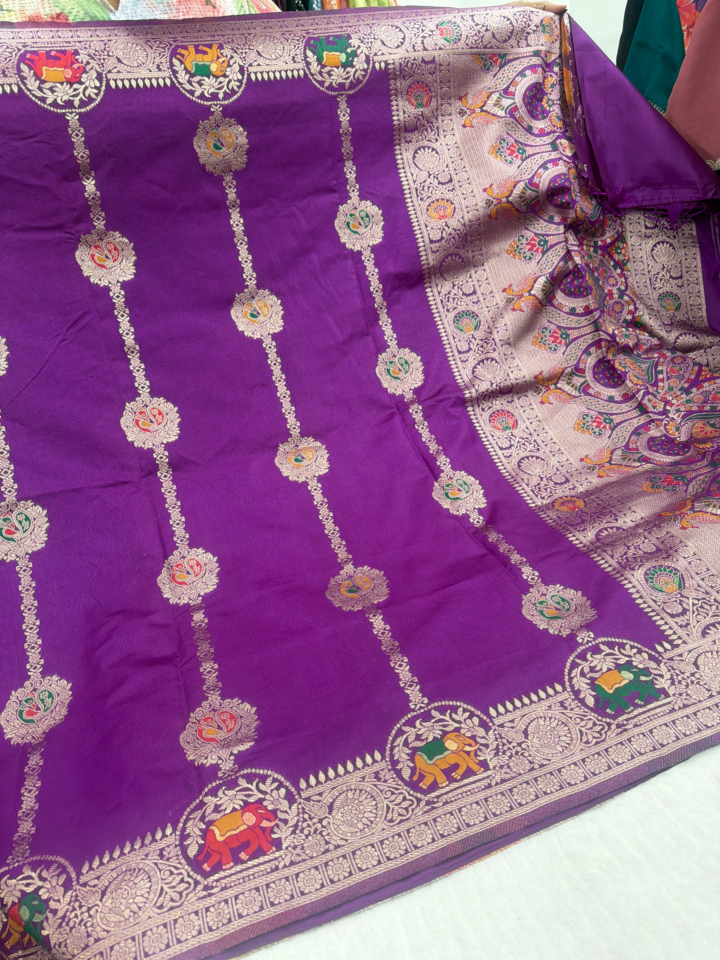 Premium Tussar saree with stitched blouse