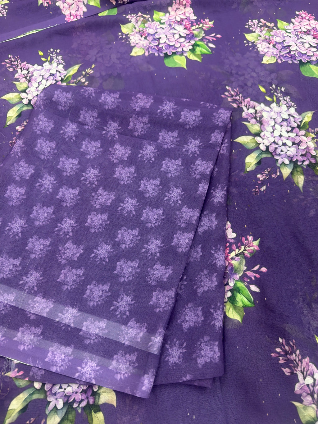 Premium Georgette sarees ✨
Fall & pico done ✔️
Blouse piece available