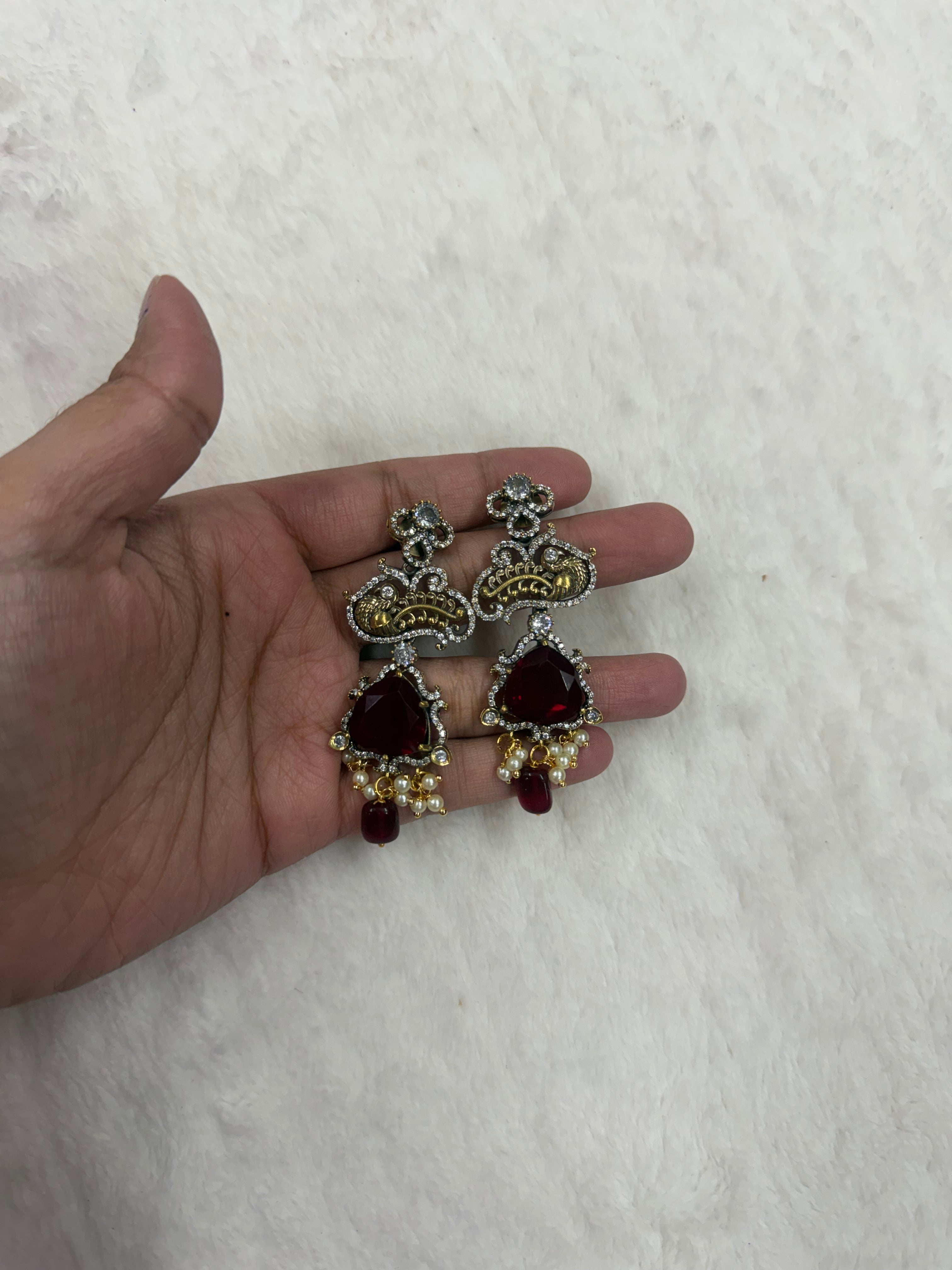 Luxury haram with earrings 💖