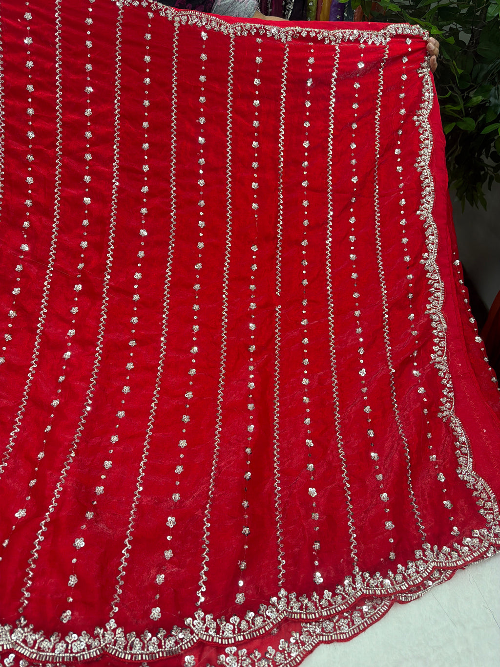 Premium quality party wear sarees with stitched blouse ✨