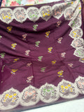 Premium Tussar saree with stitched blouse