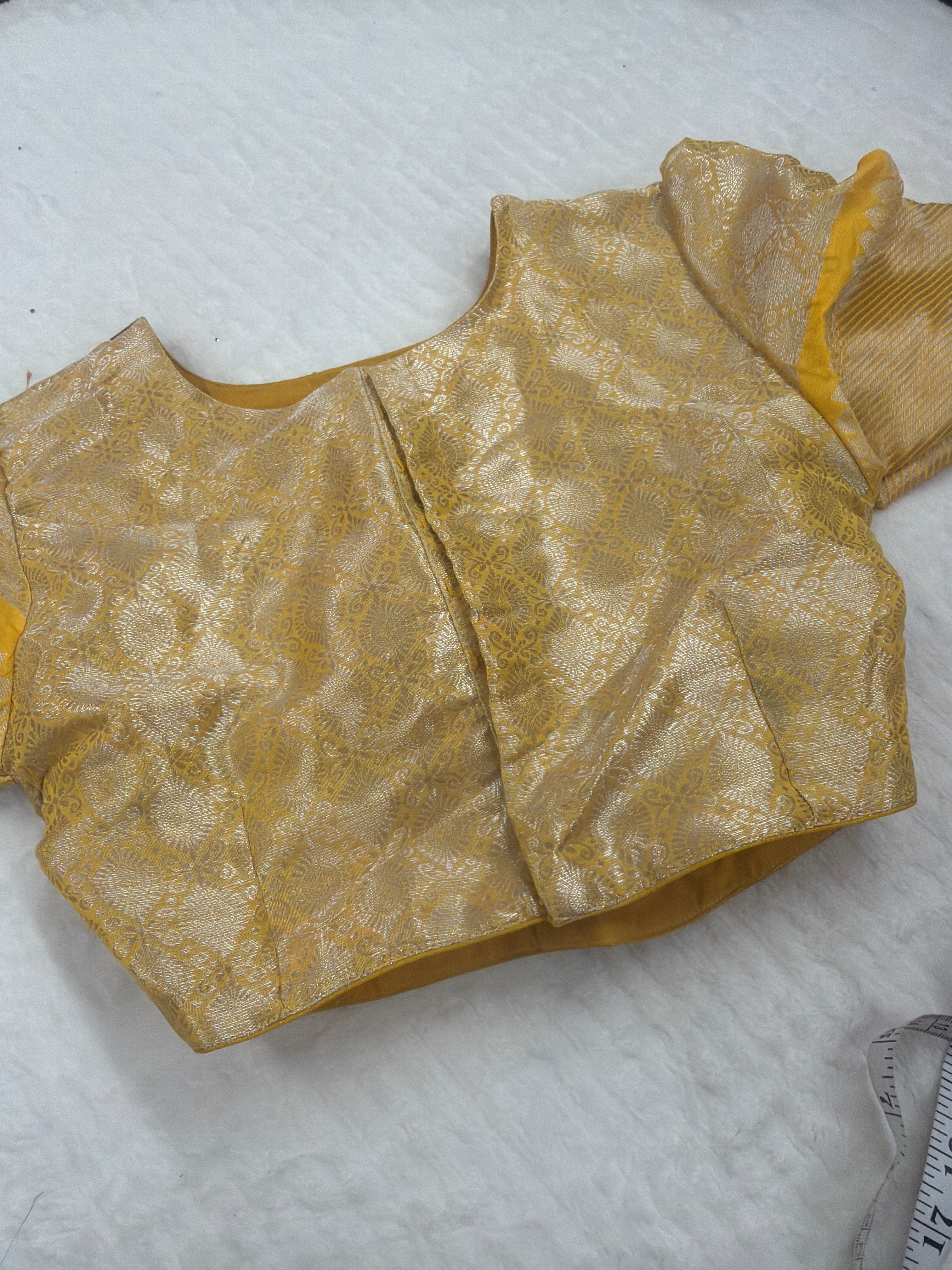 Rich Kalamkari brocade blouse
