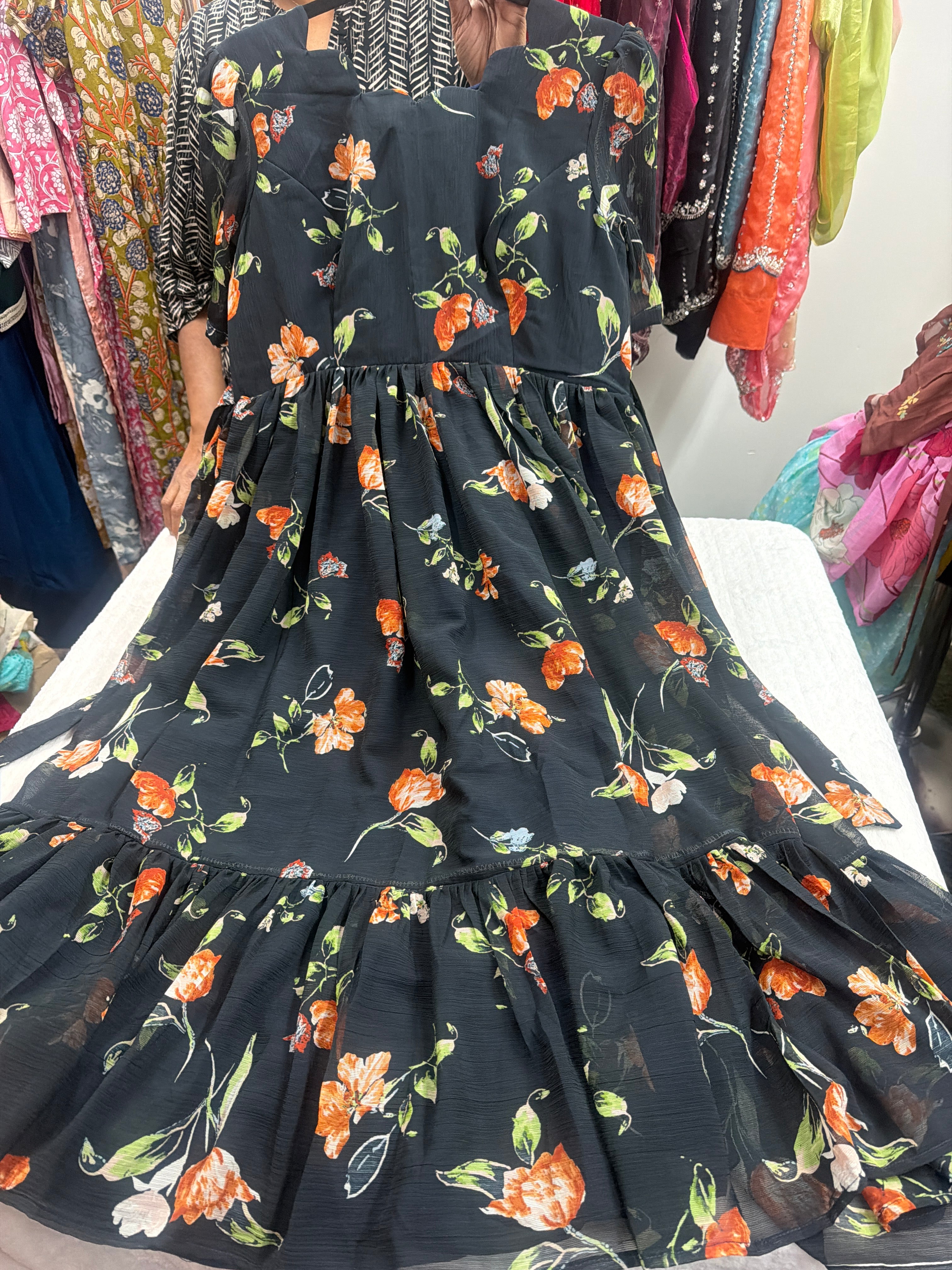 Georgette frocks
