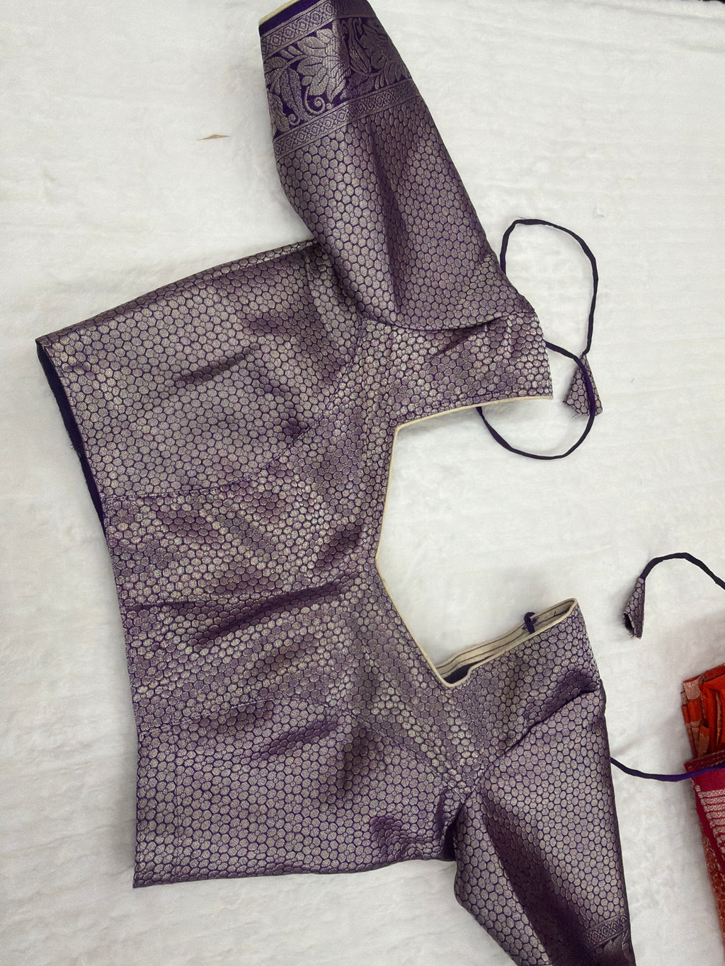 Tussar sarees with stiched blouse