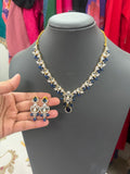 Elegant necklace set with matching earrings