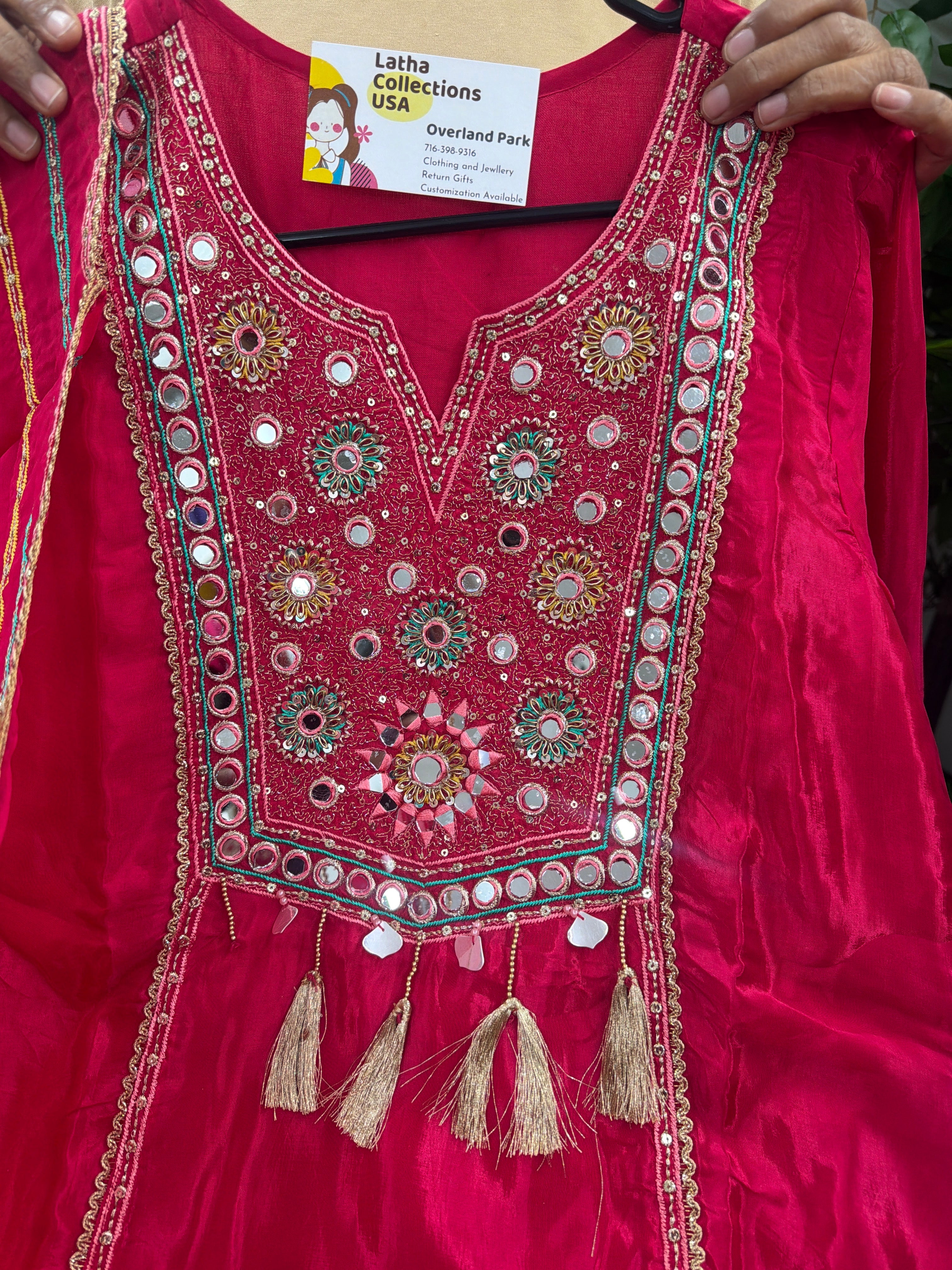 3-piece party wear outfit