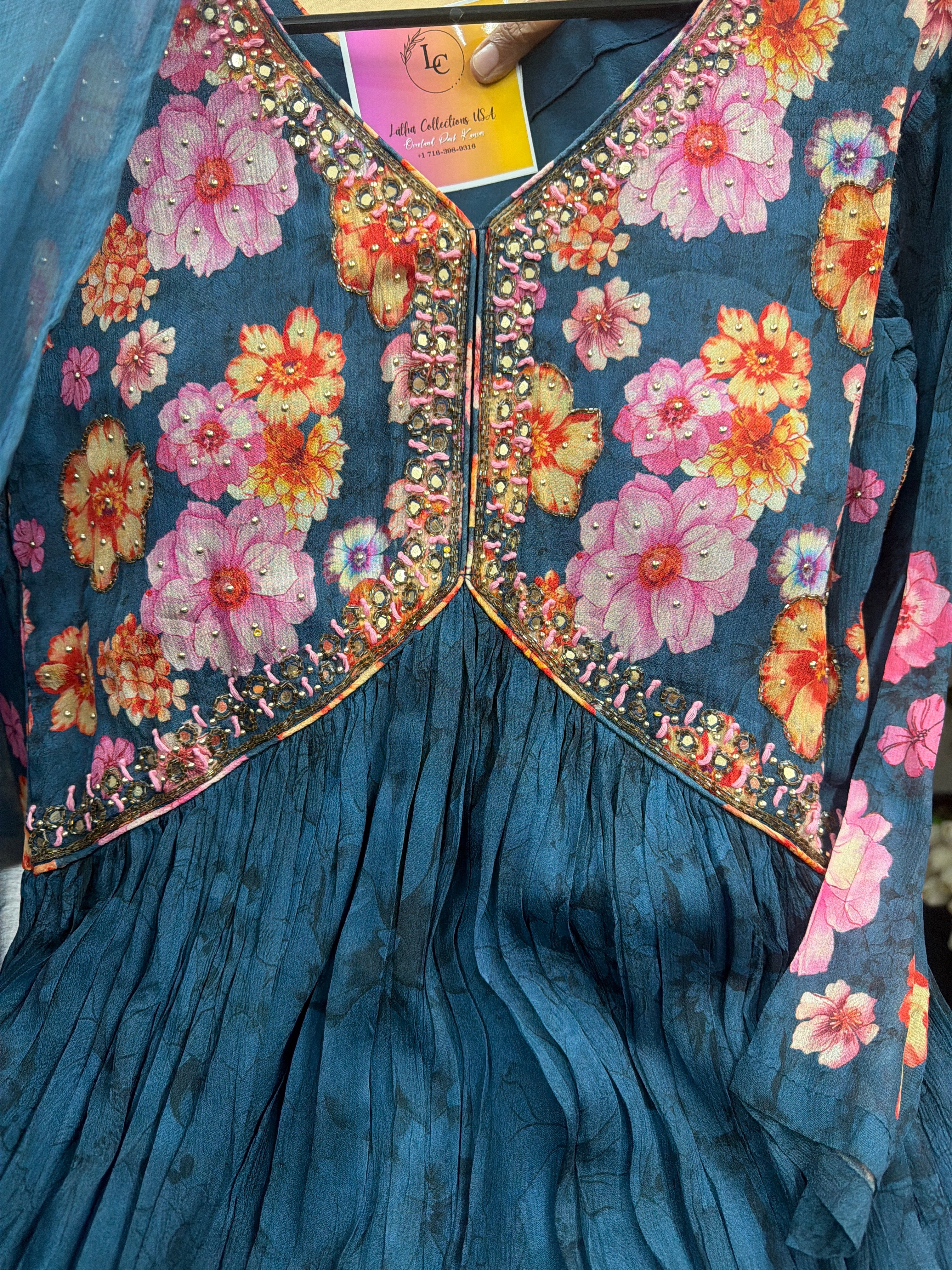 frock-style outfits with a dupatta
