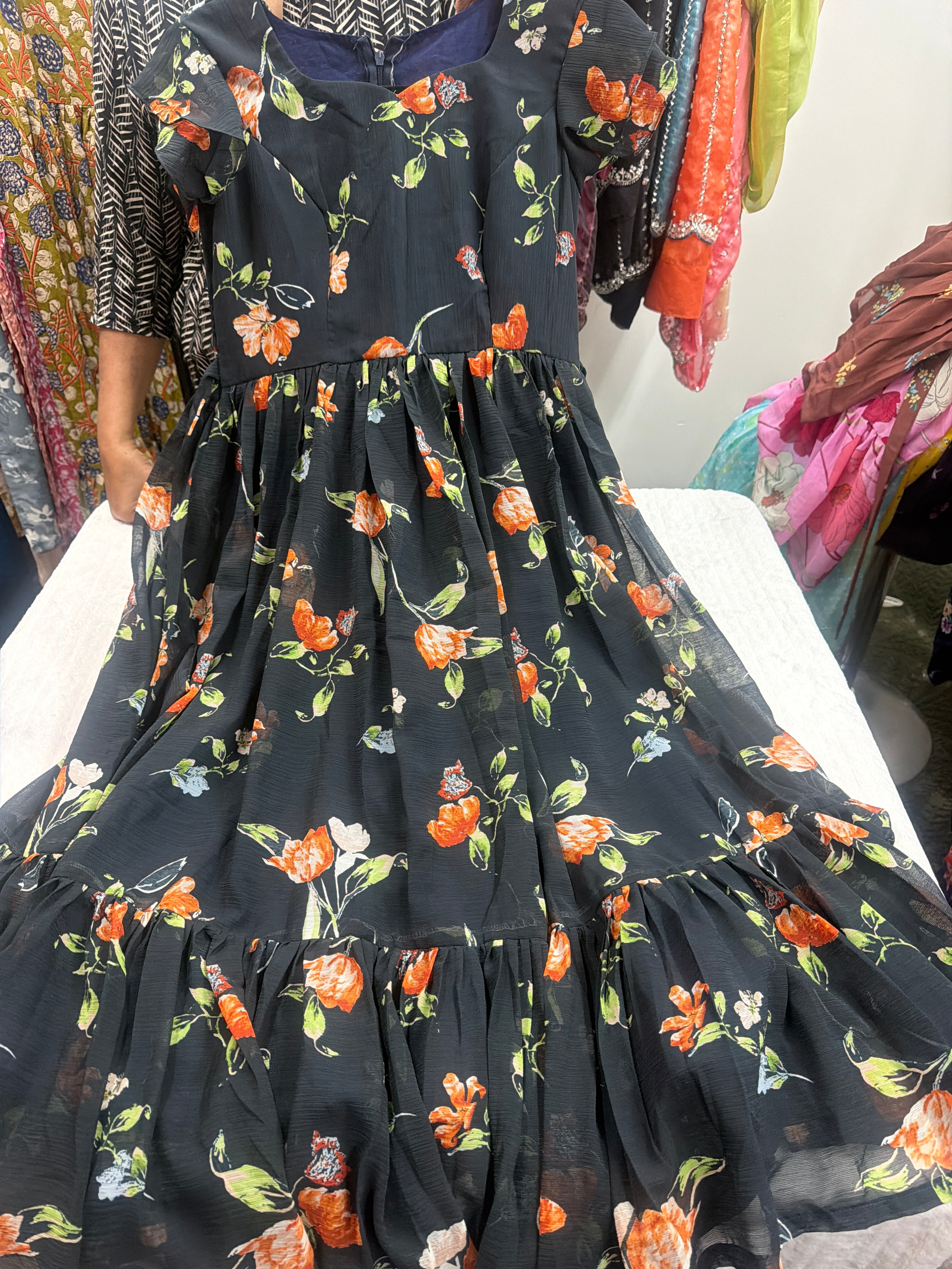 Georgette frocks