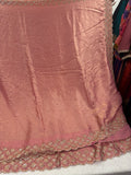 Fendy silk party wear saree with stitched blouse 💫