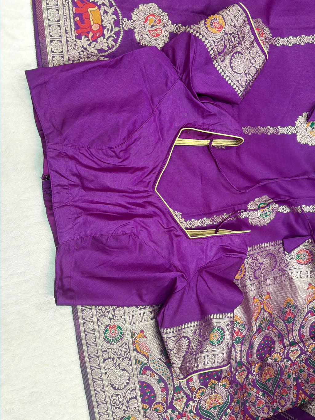 Premium Tussar saree with stitched blouse