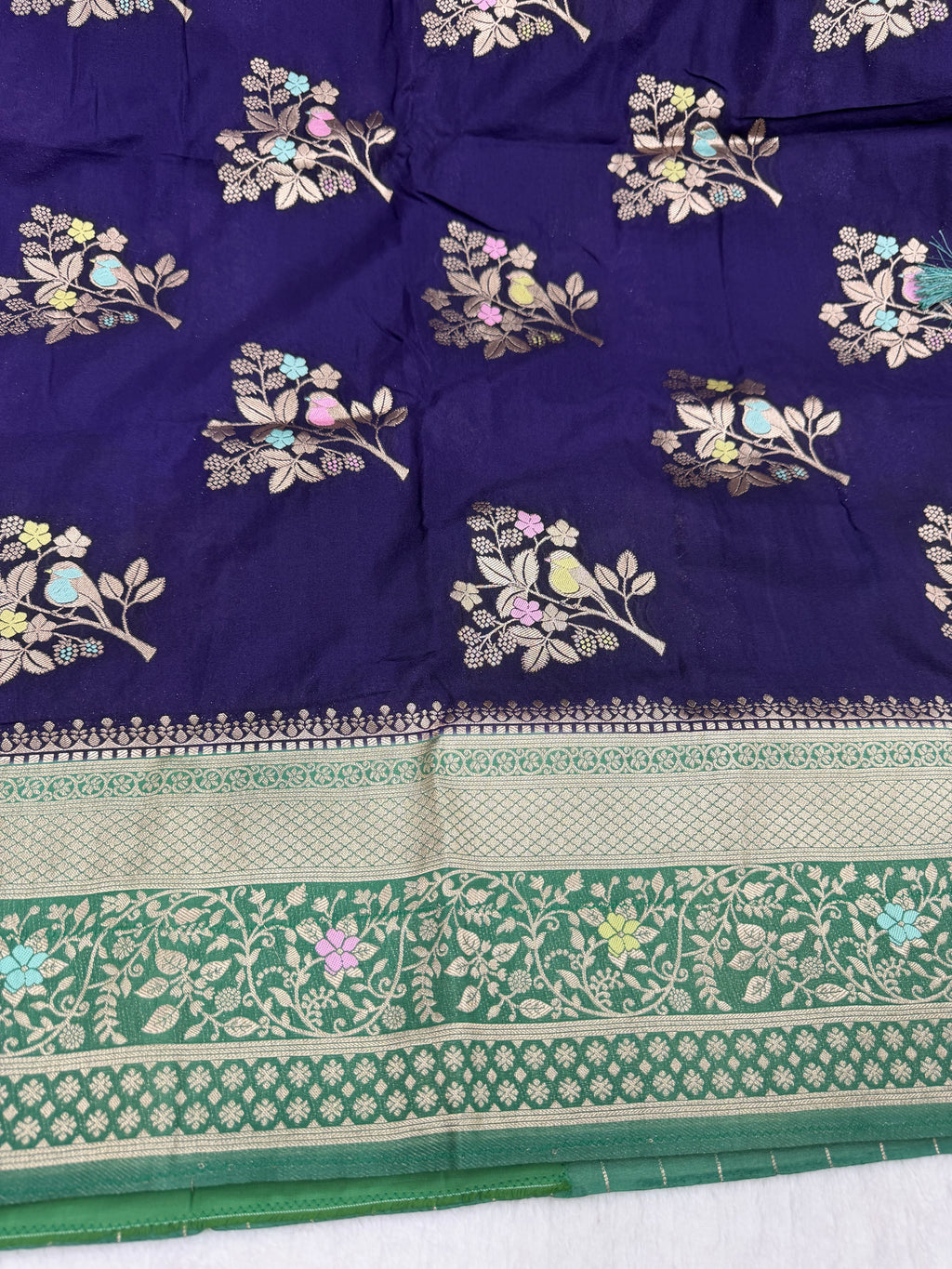 Saree with stiched blouse