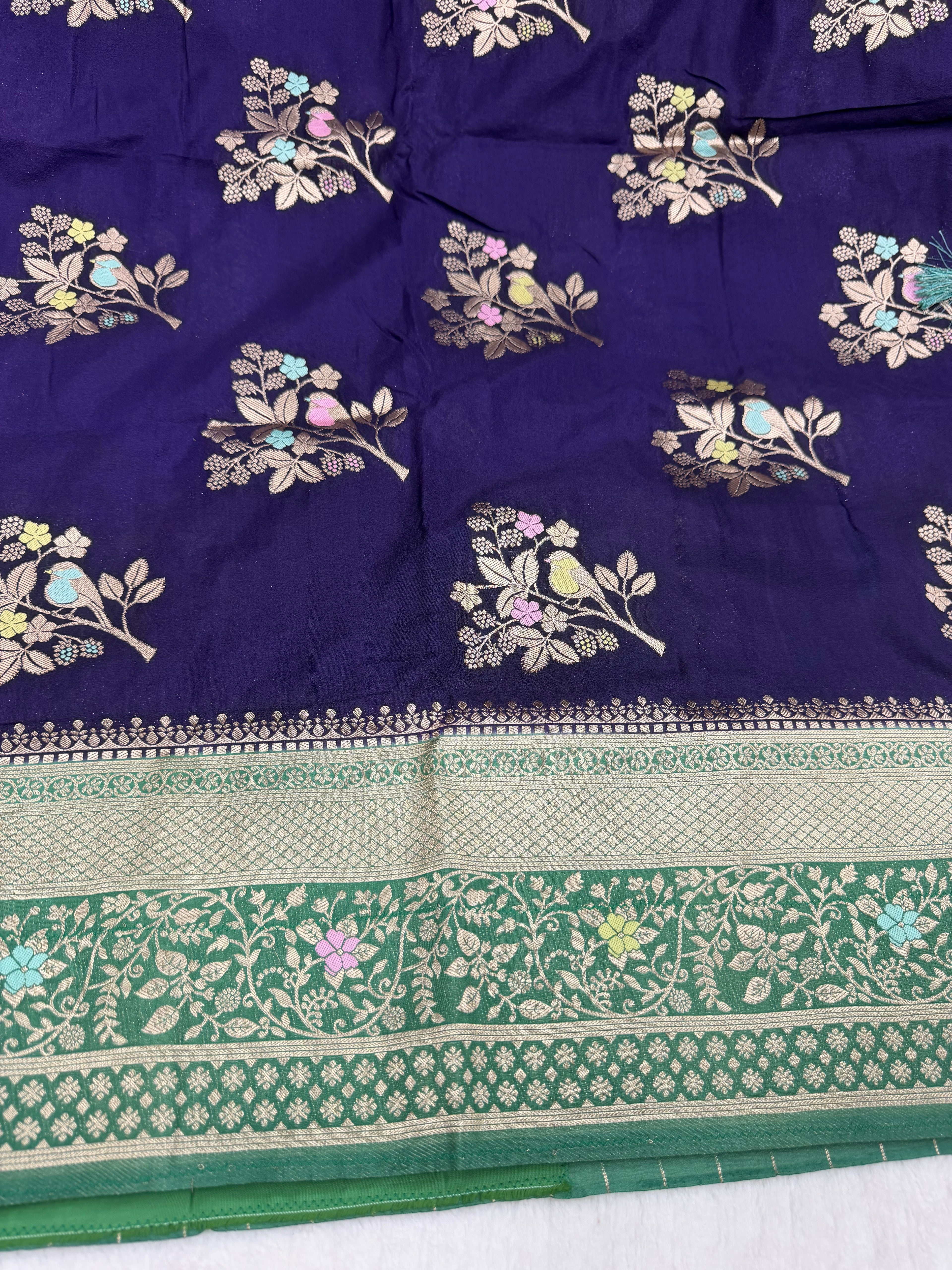 Saree with stiched blouse