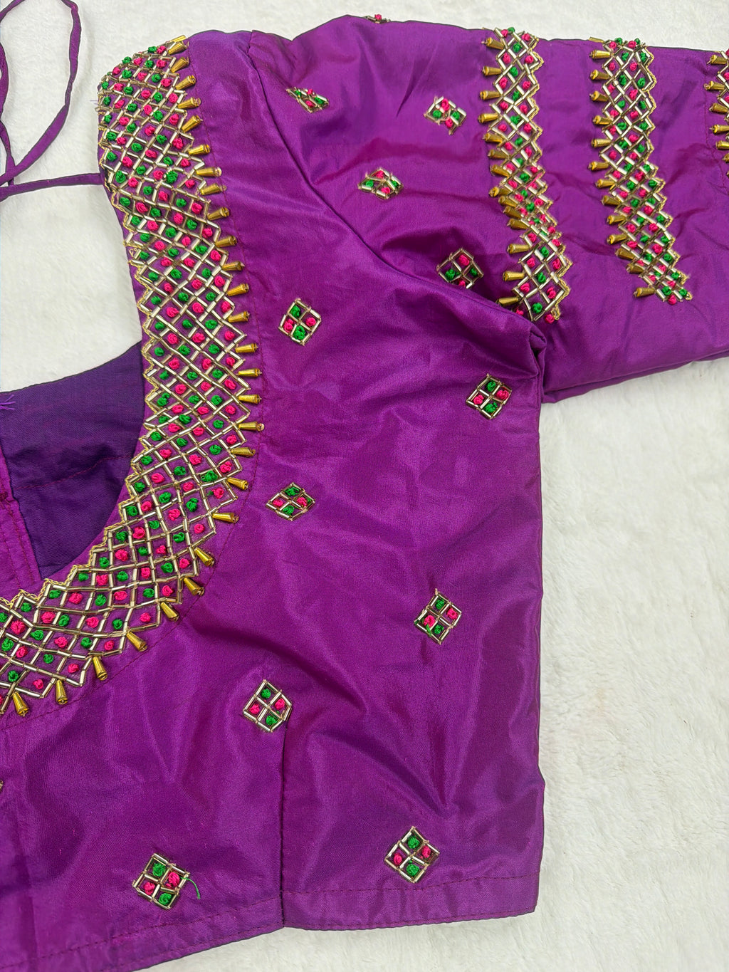 Semi pattu sarees with maggam blouse ✨