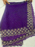 Fendy silk party wear saree with stitched blouse 💫