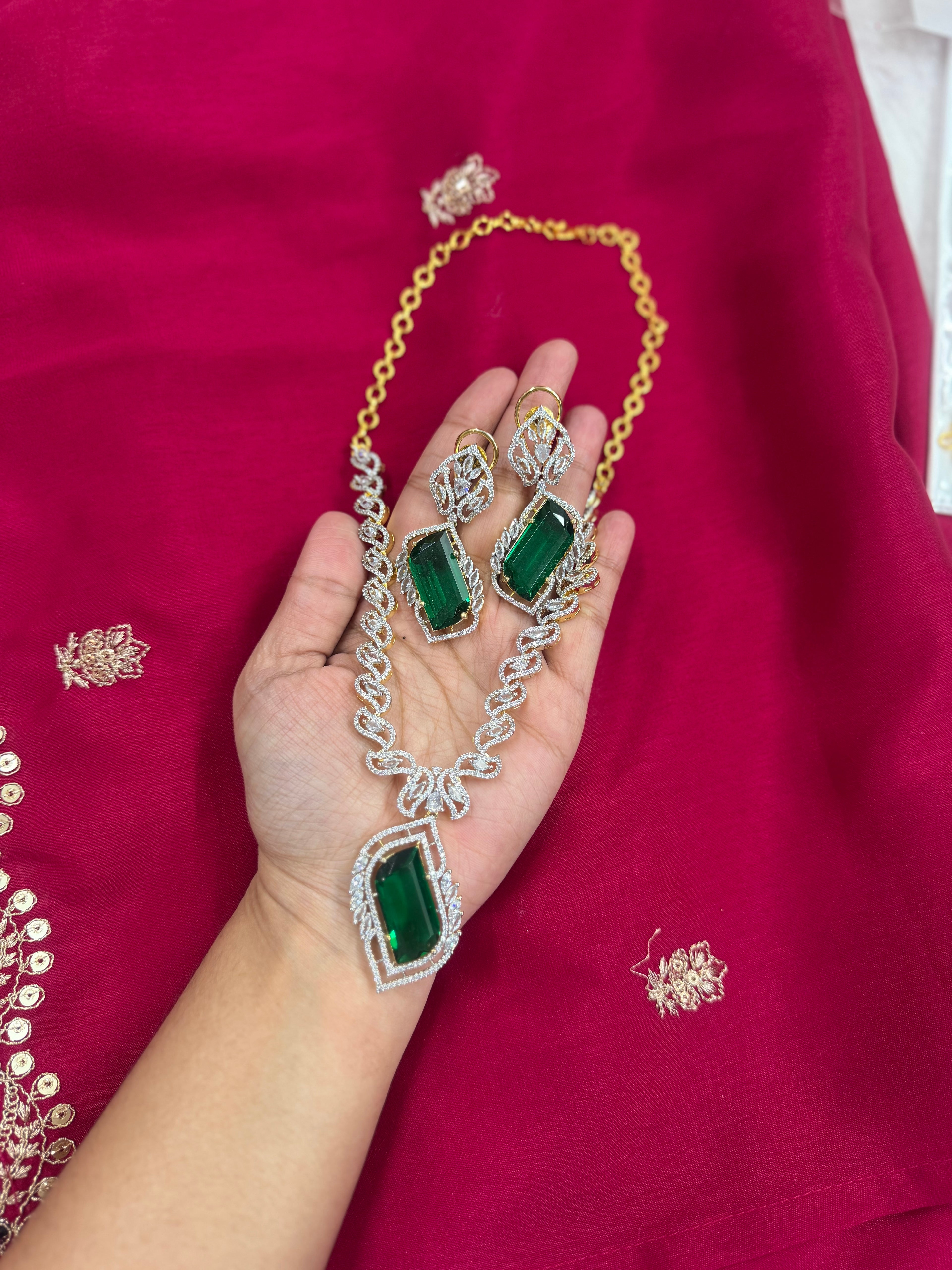 Luxury statement jewelry collection 💫
    Premium necklaces paired with stunning earrings