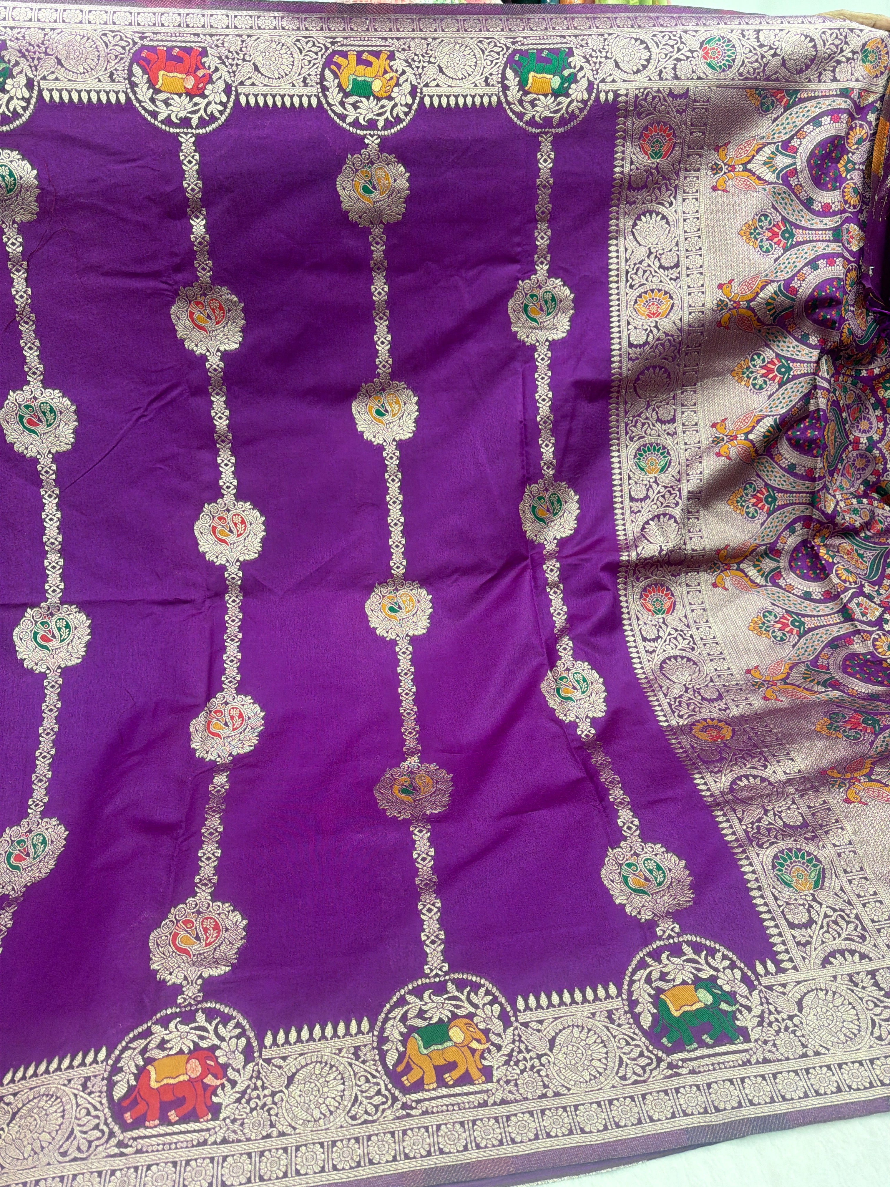 Premium Tussar saree with stitched blouse