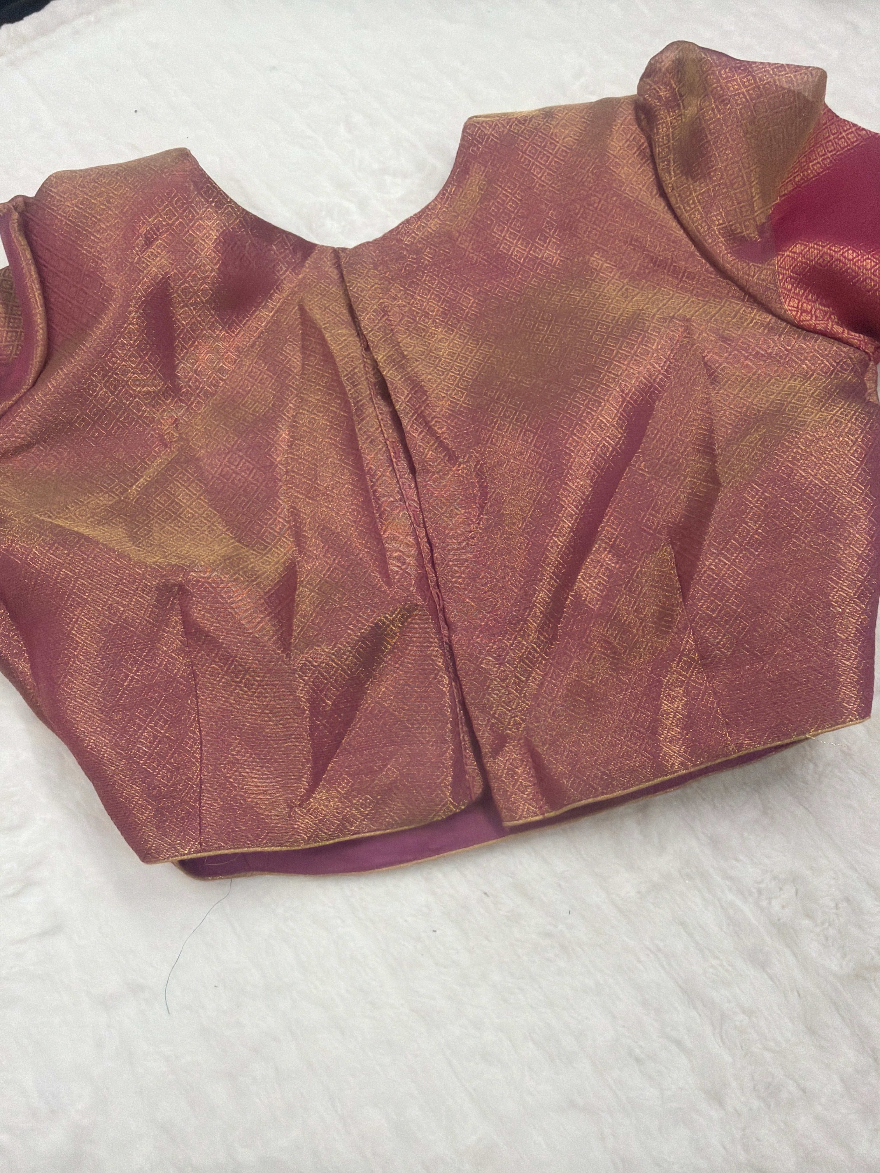 Rich Kalamkari brocade blouse