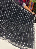 Premium quality party wear sarees with stitched blouse ✨