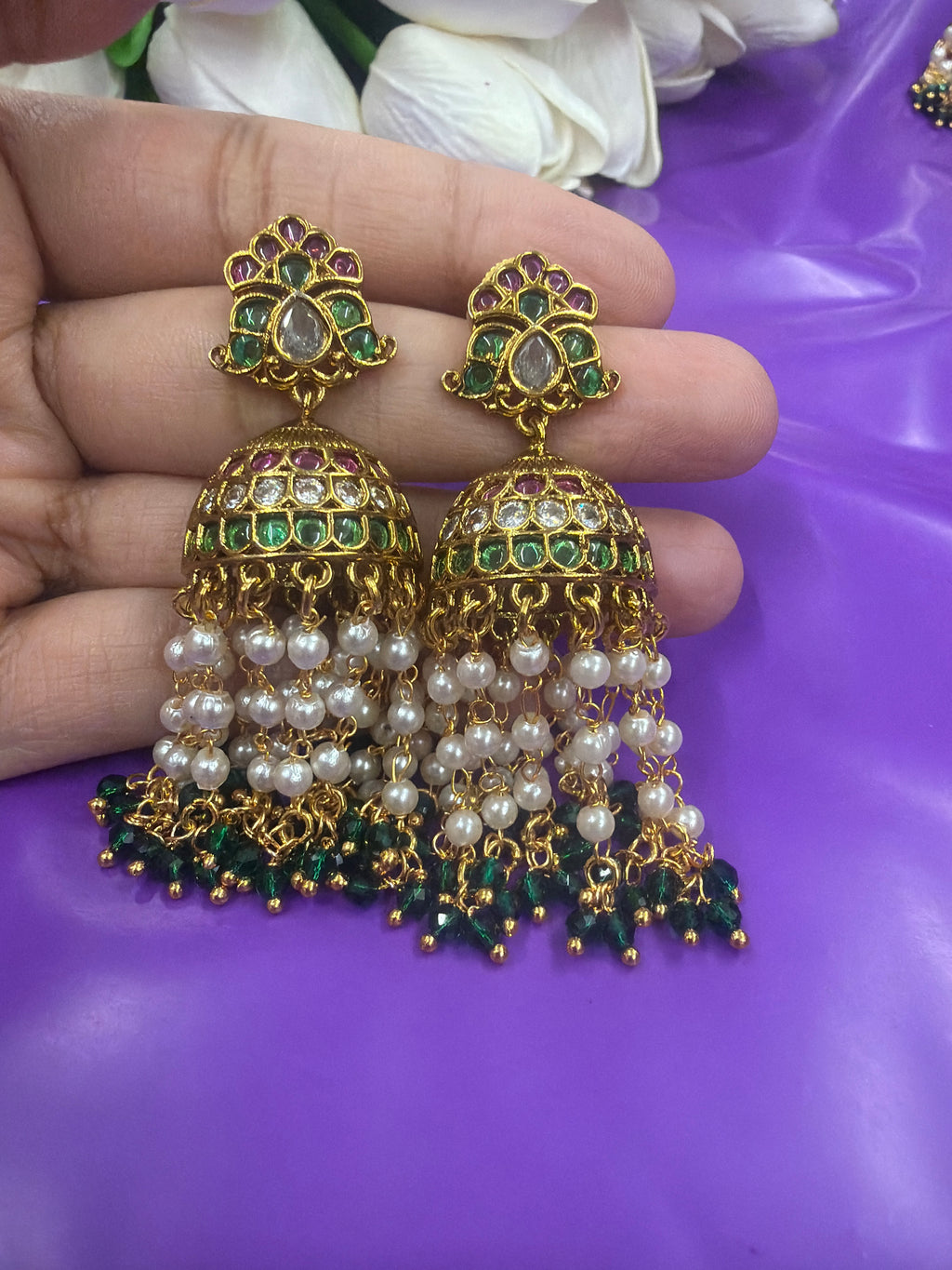 Beautiful statement earrings