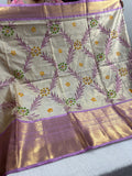 Saree with stiched blouse