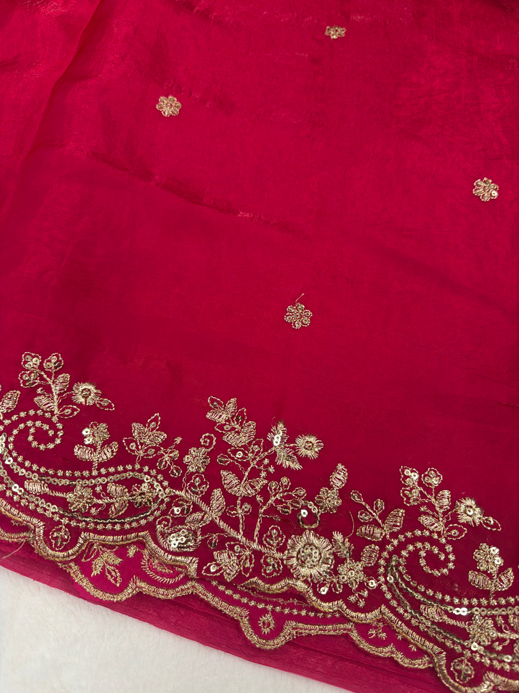 Premium Fendy Silk Saree with Stitched Blouse