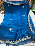 Premium party wear saree with stiched blouse