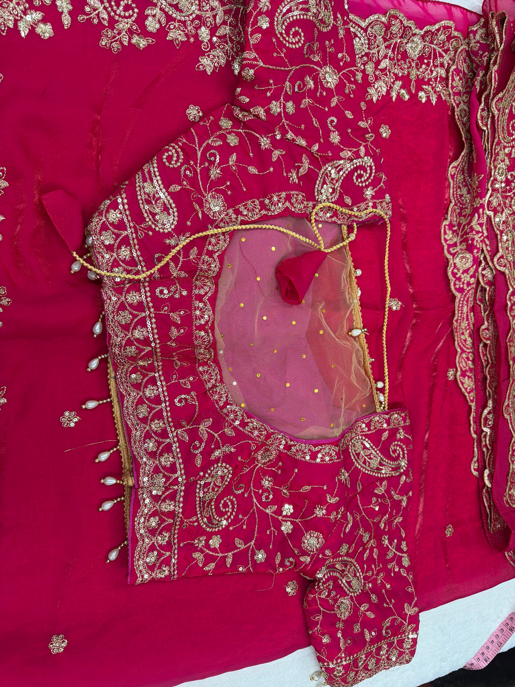 Premium Fendy Silk Saree with Stitched Blouse