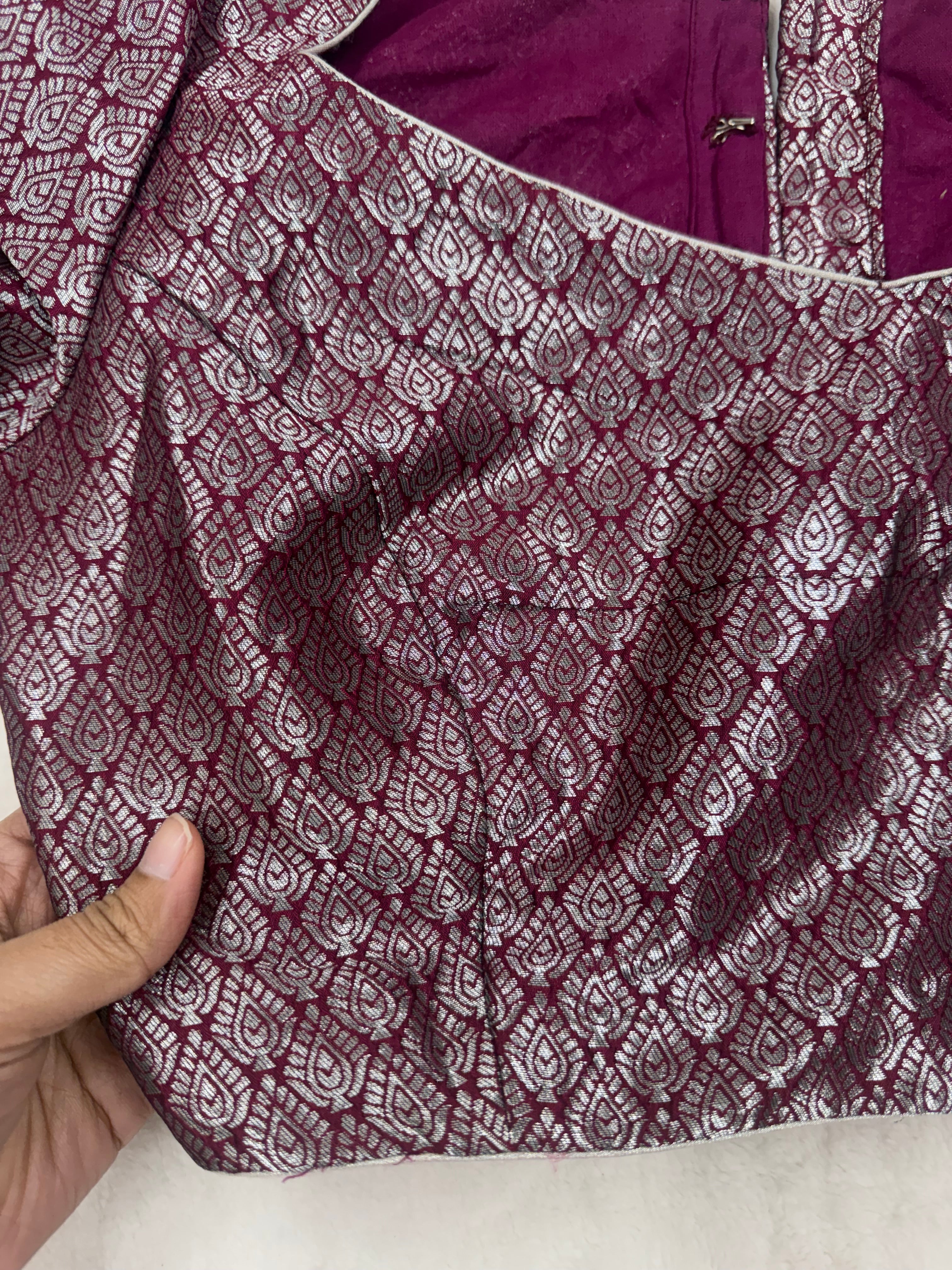 Premium brocade stitched blouse 💫