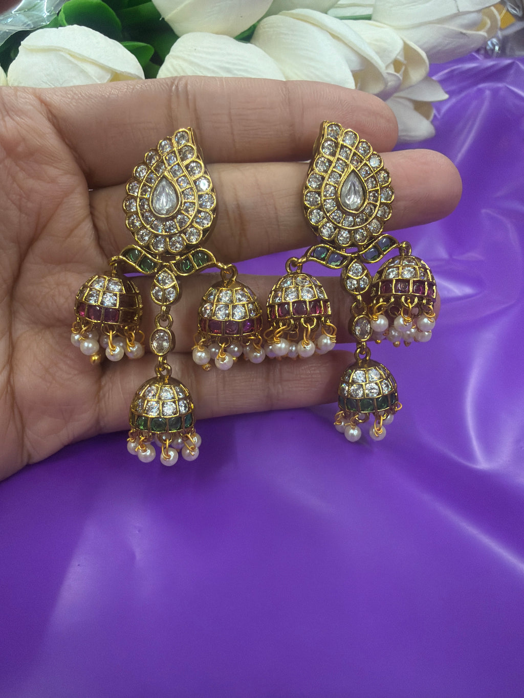 Beautiful statement earrings
