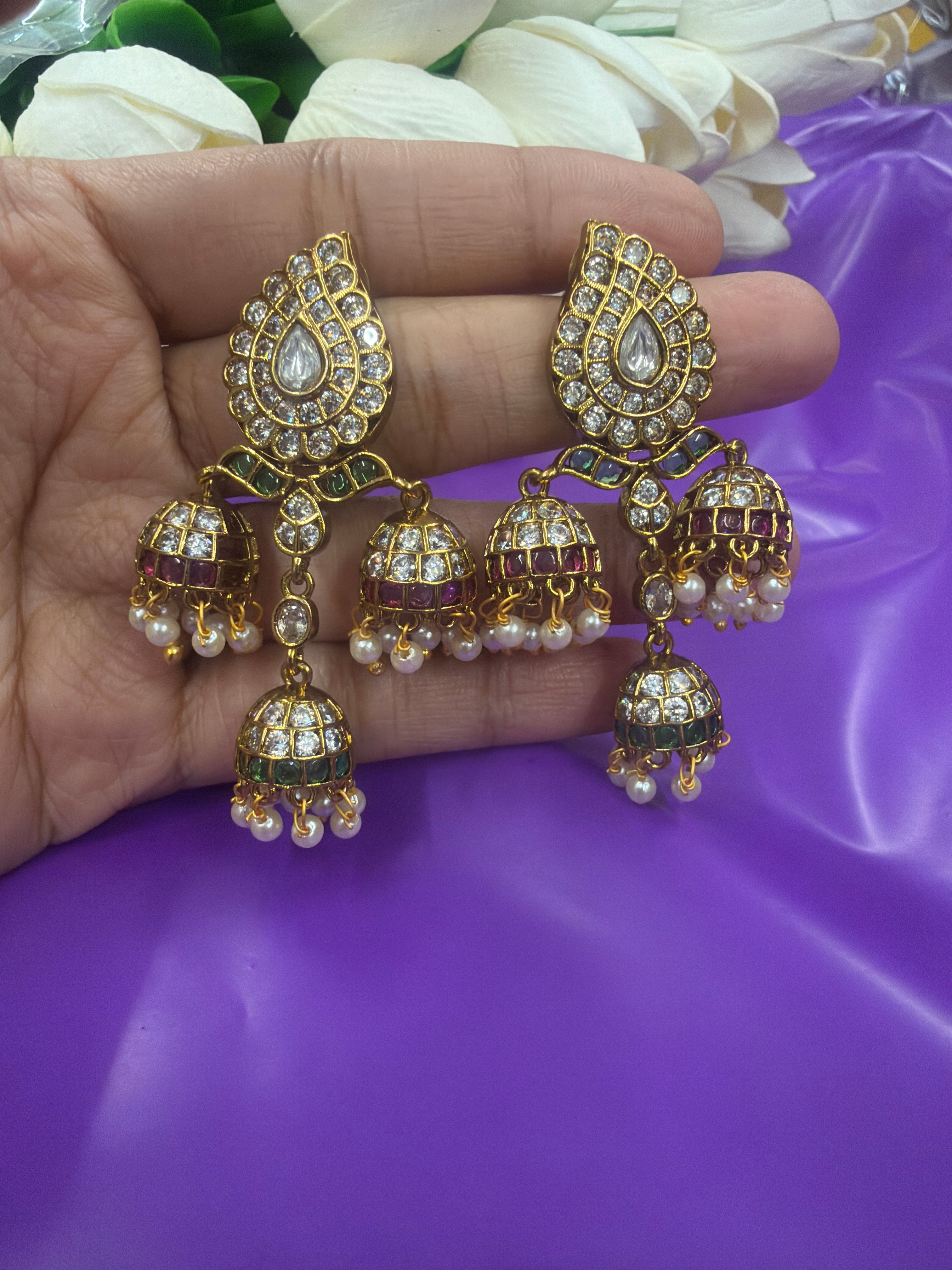 Beautiful statement earrings