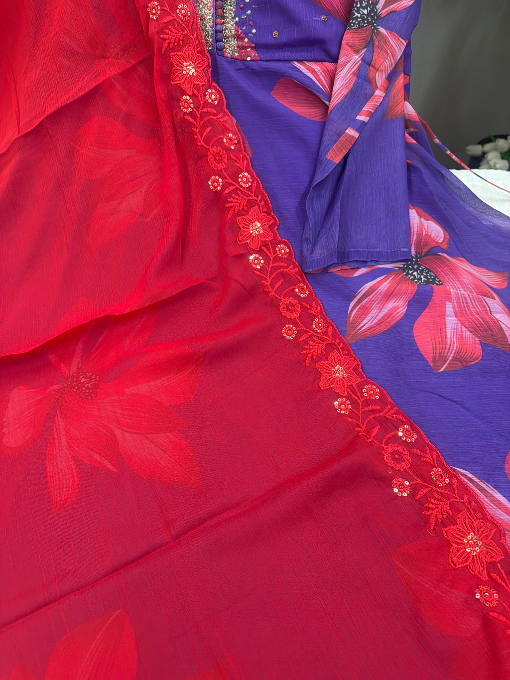 frock-style outfits with dupatta