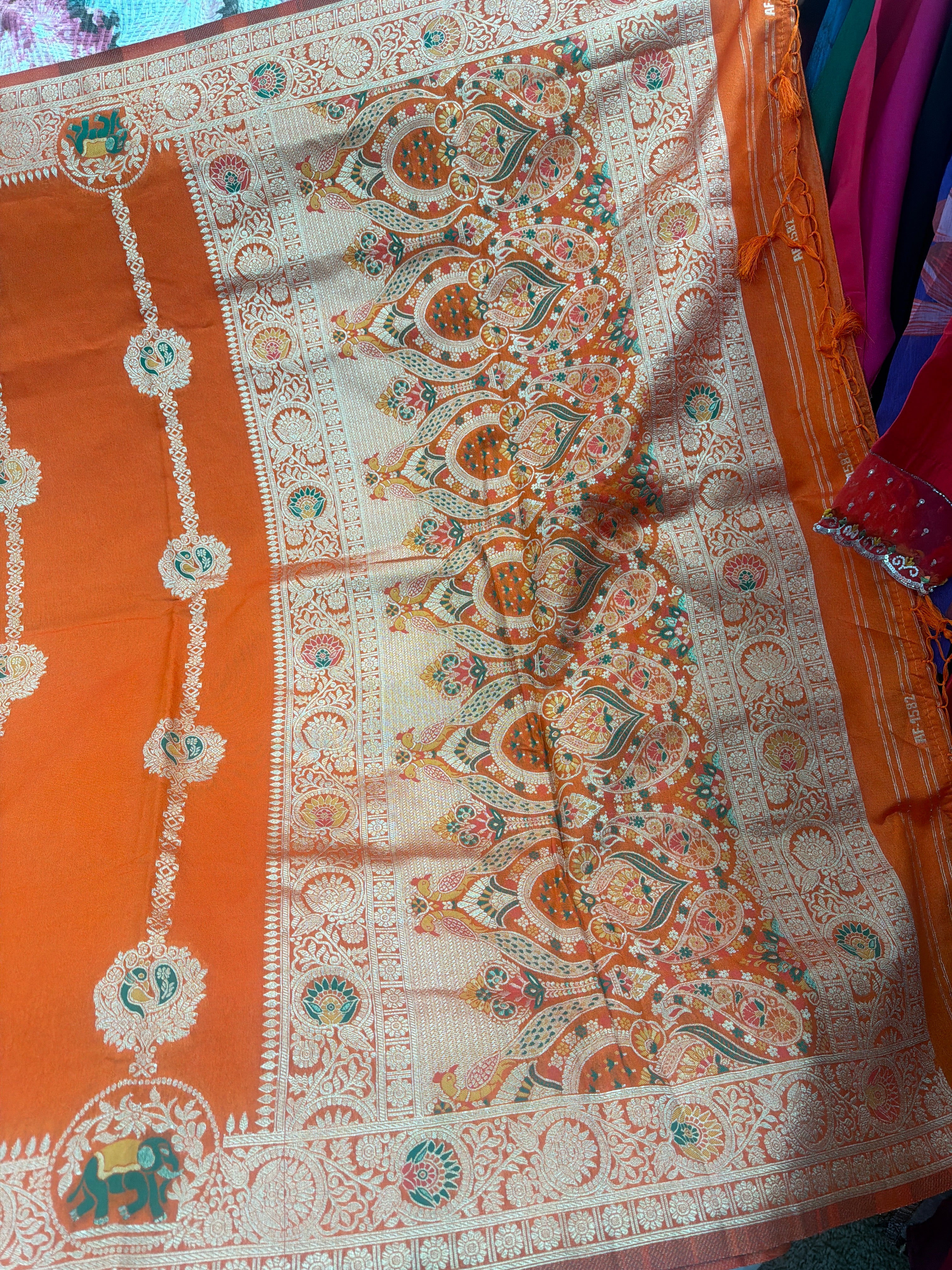 Premium Tussar saree with stitched blouse