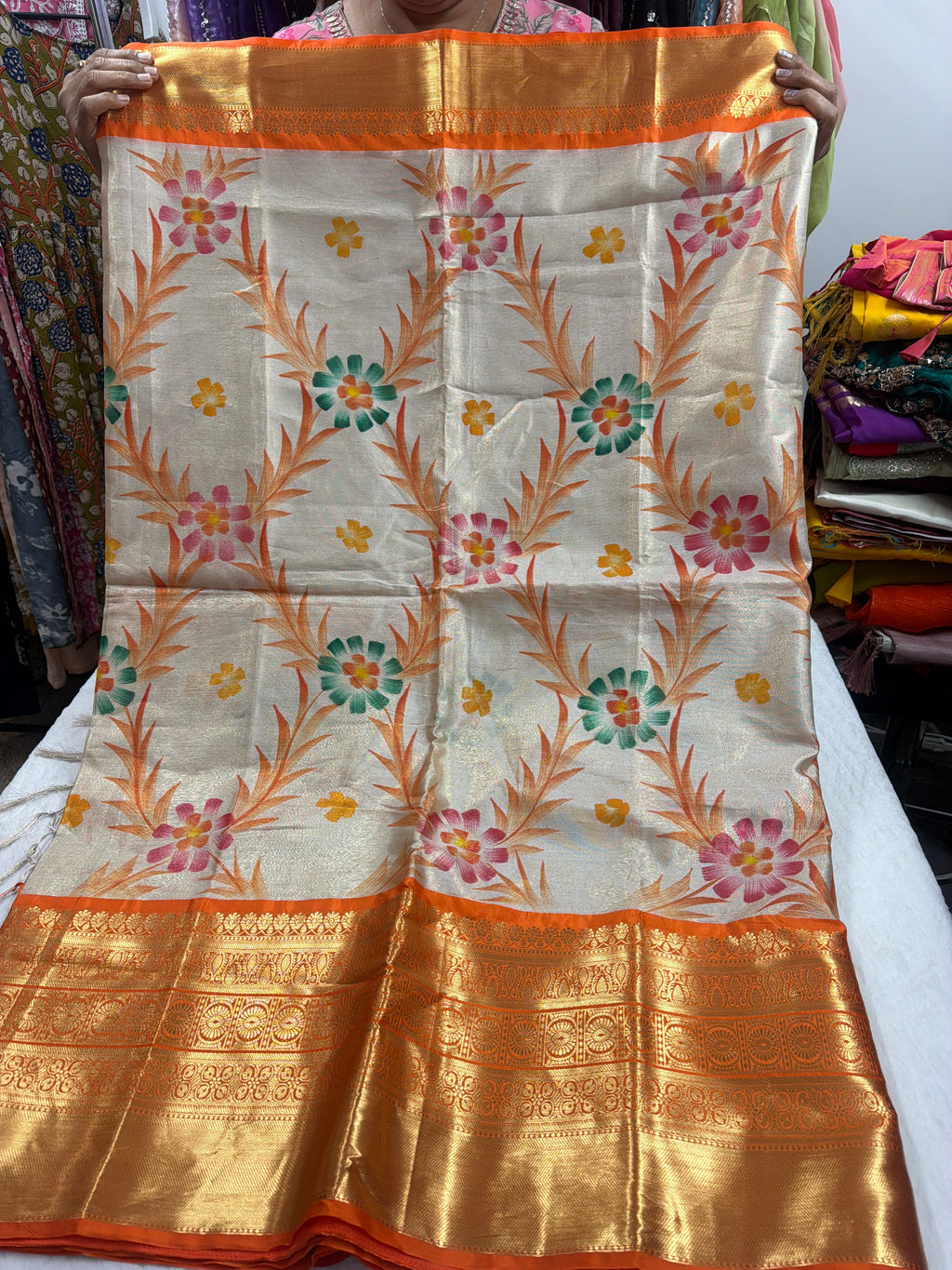 Sarees with stiched blouse