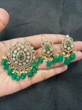 Elegant pendant set paired with earrings