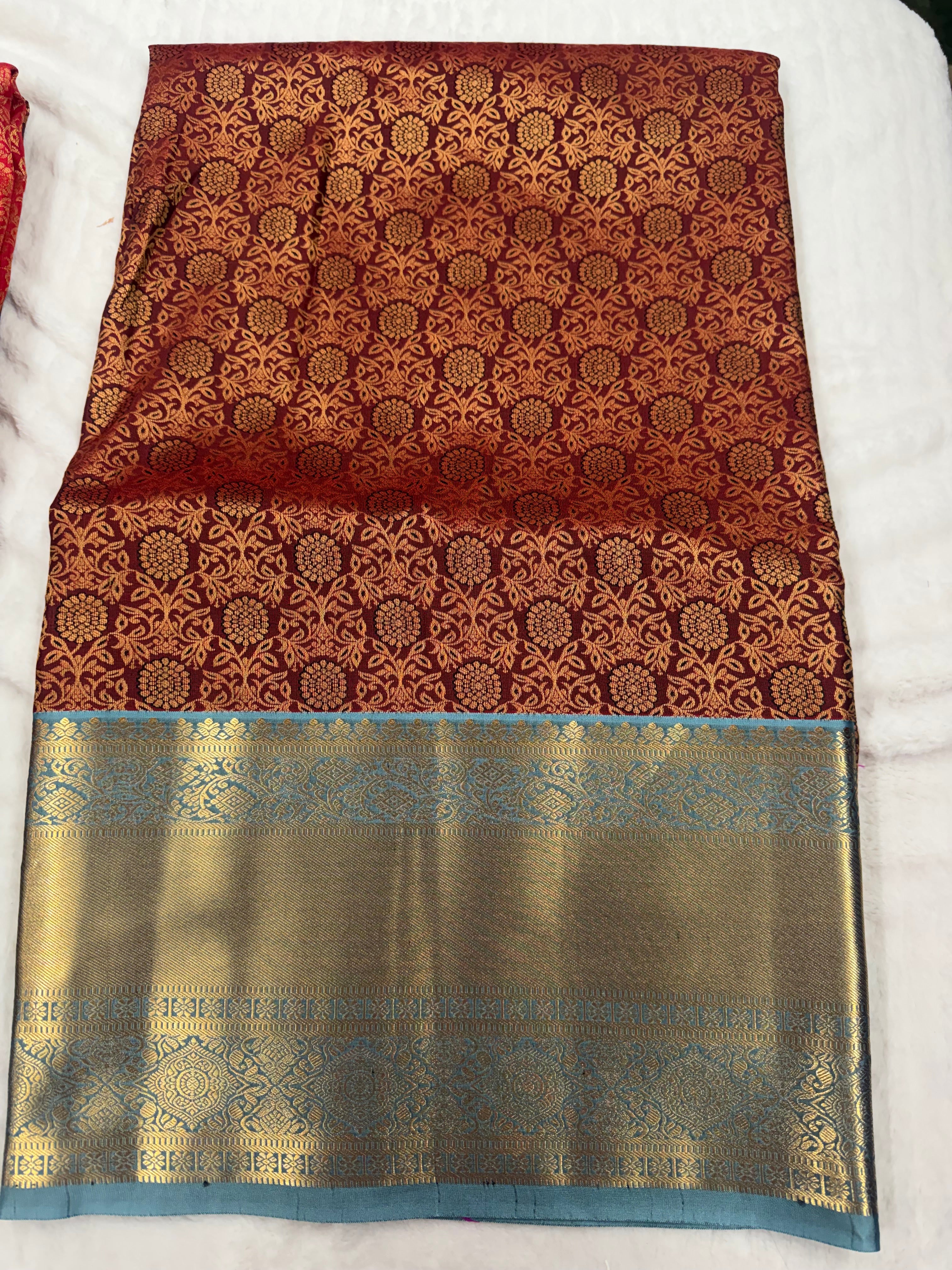 Semi Kanchi Pattu gifting sarees ✨