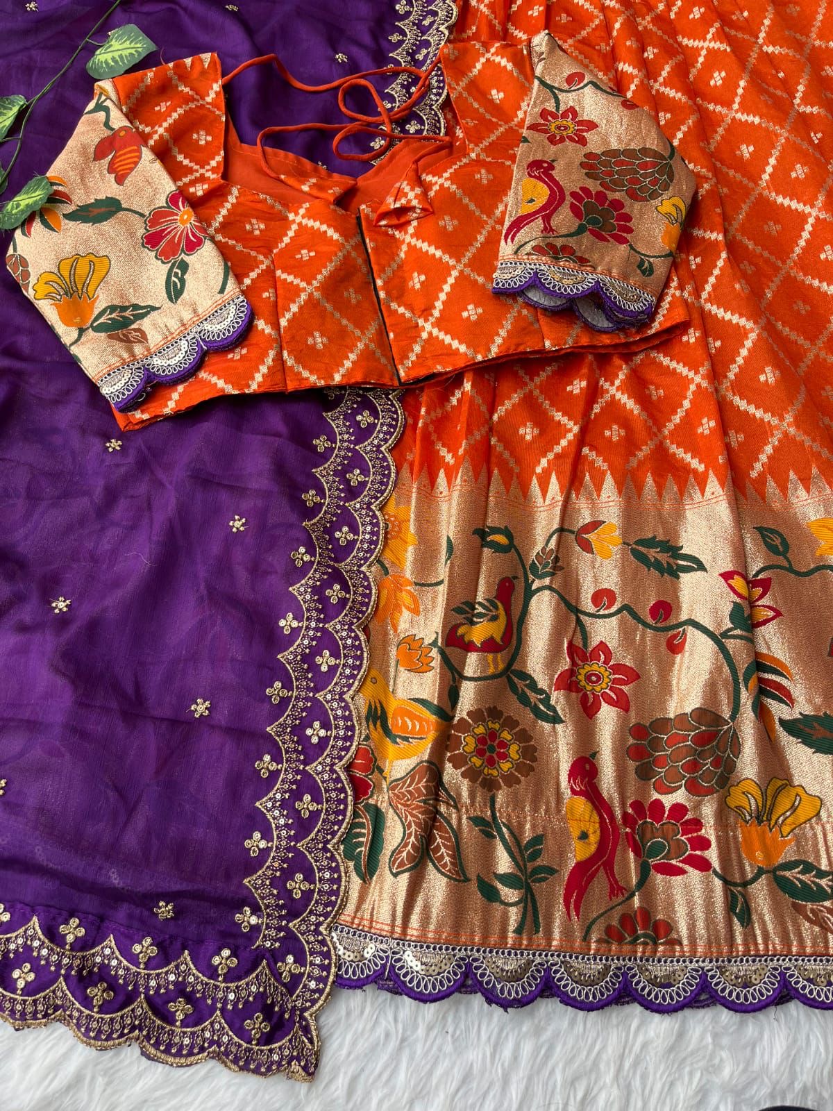 Fully Stitched Lehenga Set ✨