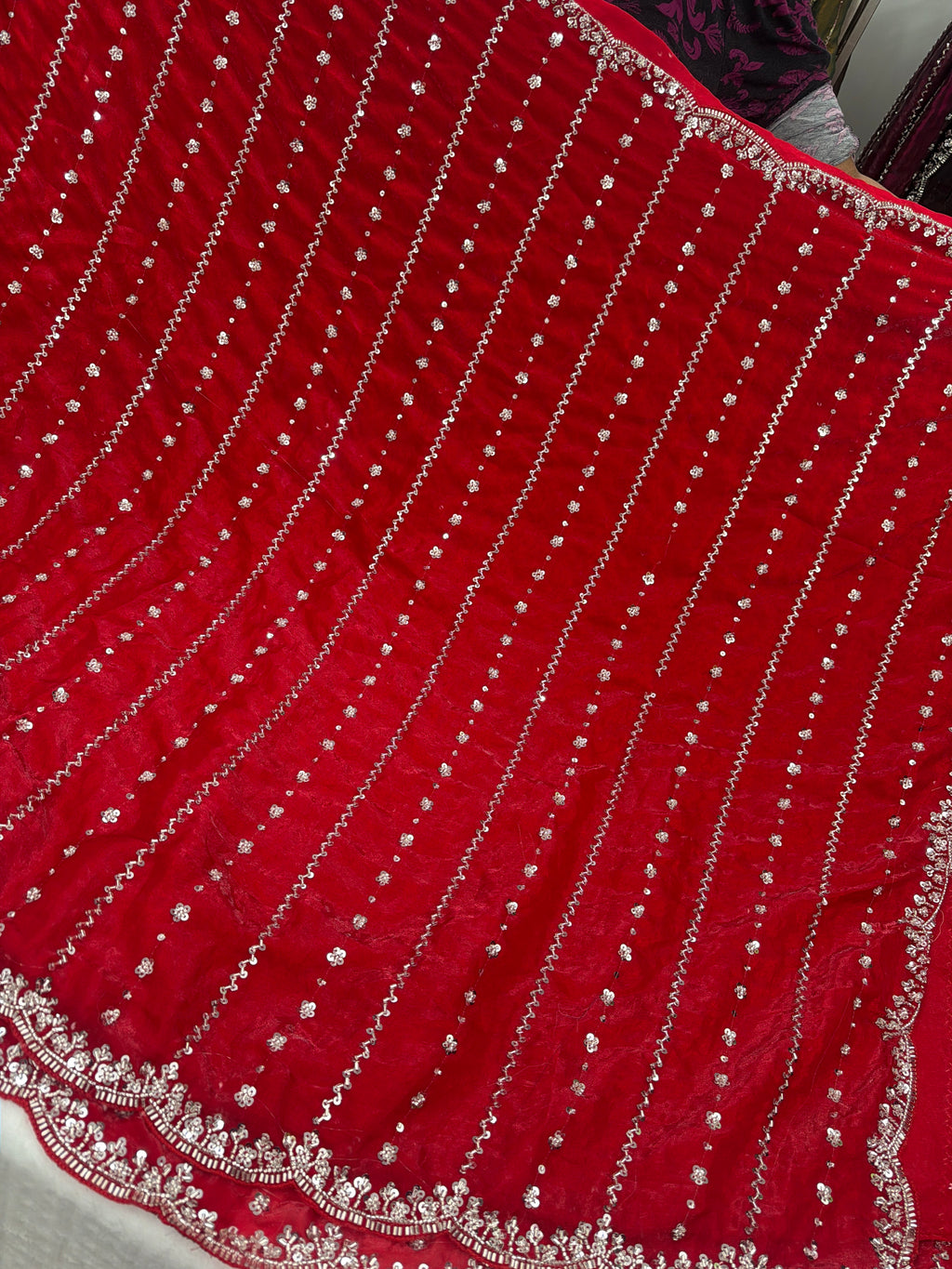 Premium quality party wear sarees with stitched blouse ✨
