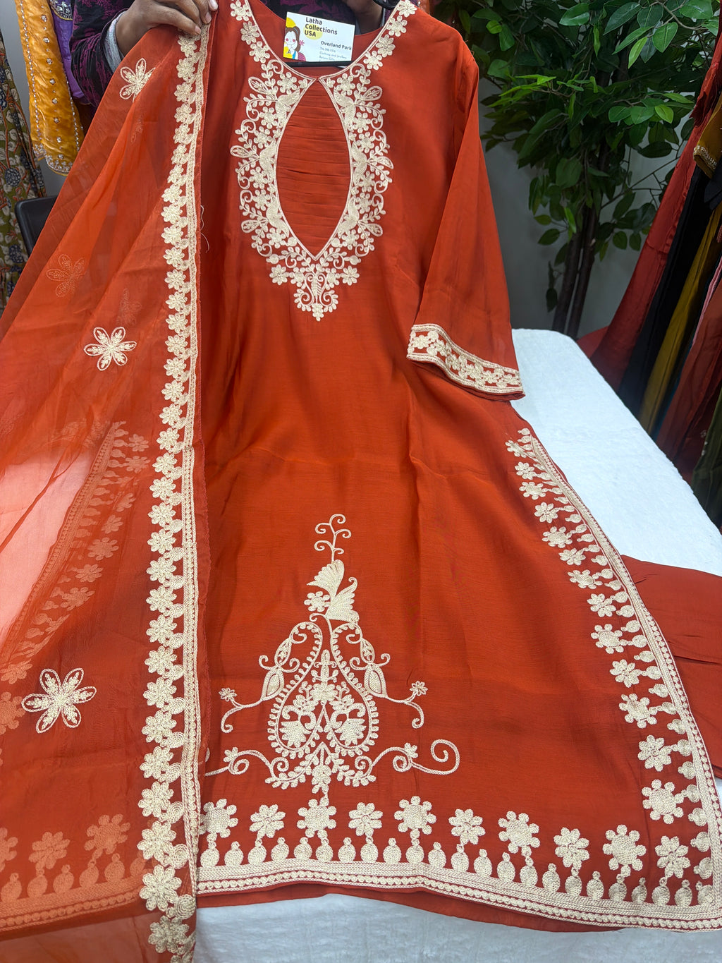 Plus size 3-pc sets available on our website
LathaCollectionsUSA.com